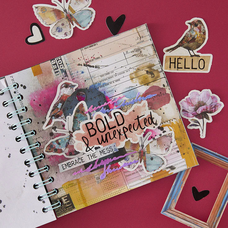 Spellbinders - Beautifully Imperfect Collection - Chipboard Frames