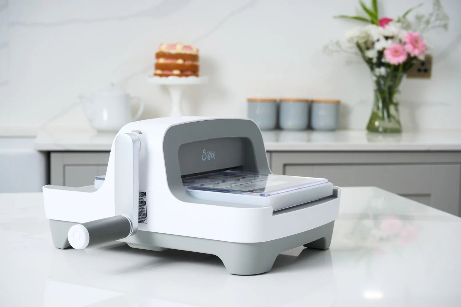 Sizzix - Big Shot Machine - Grey and White - New Edition