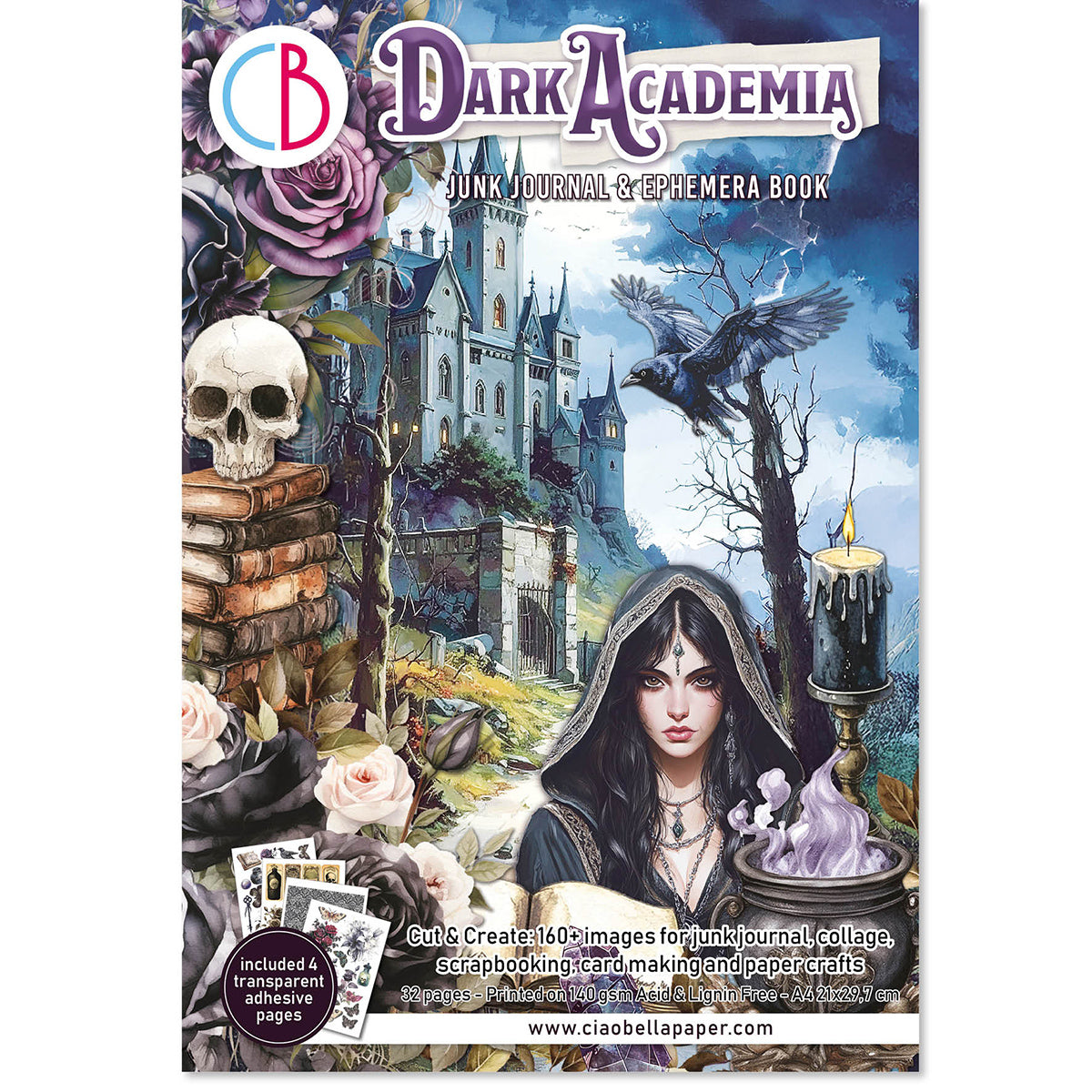 Ciao Bella - Junk Journal & Ephemera Book - Dark Academia