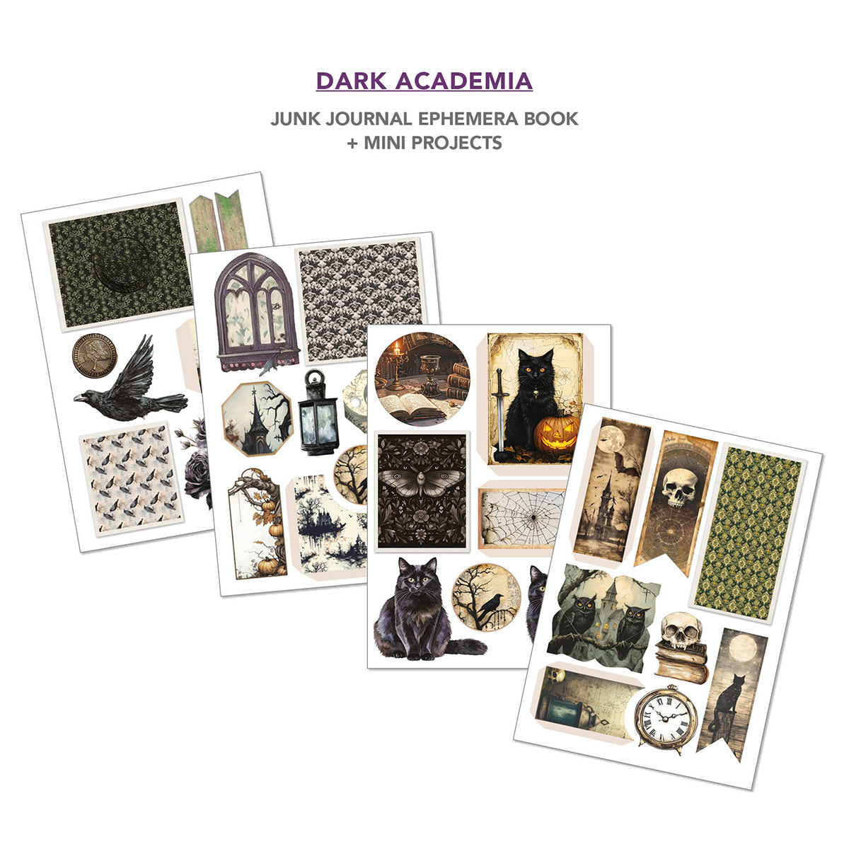 Ciao Bella - Junk Journal & Ephemera Book - Dark Academia