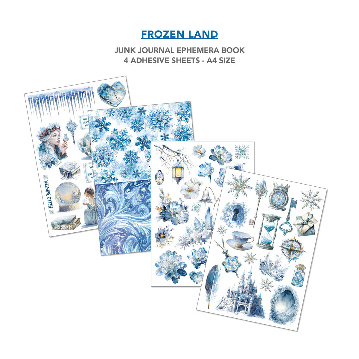 Ciao Bella - Junk Journal & Ephemera Book - Frozen Land