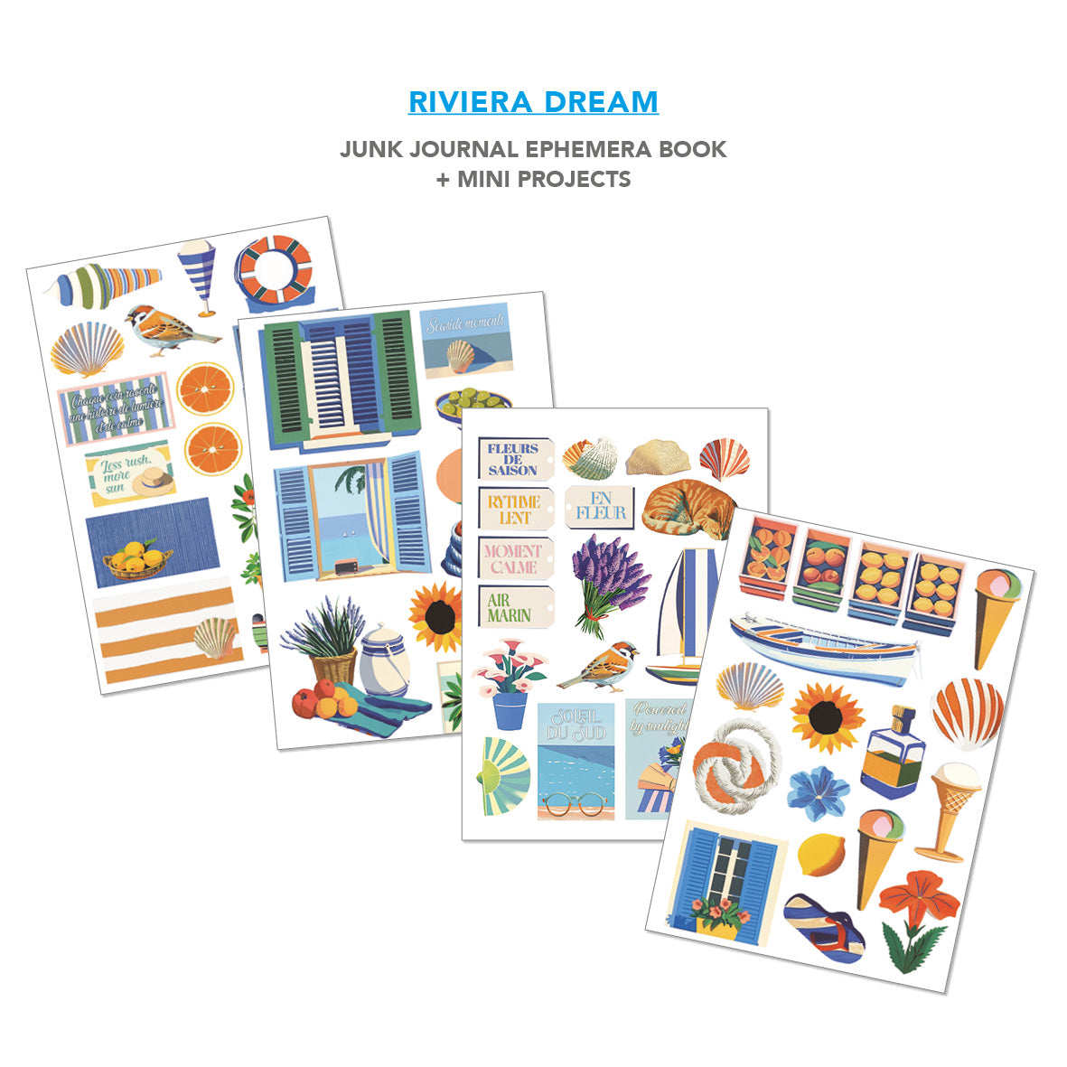 Ciao Bella - Junk Journal & Ephemera Book - Riviera Dream