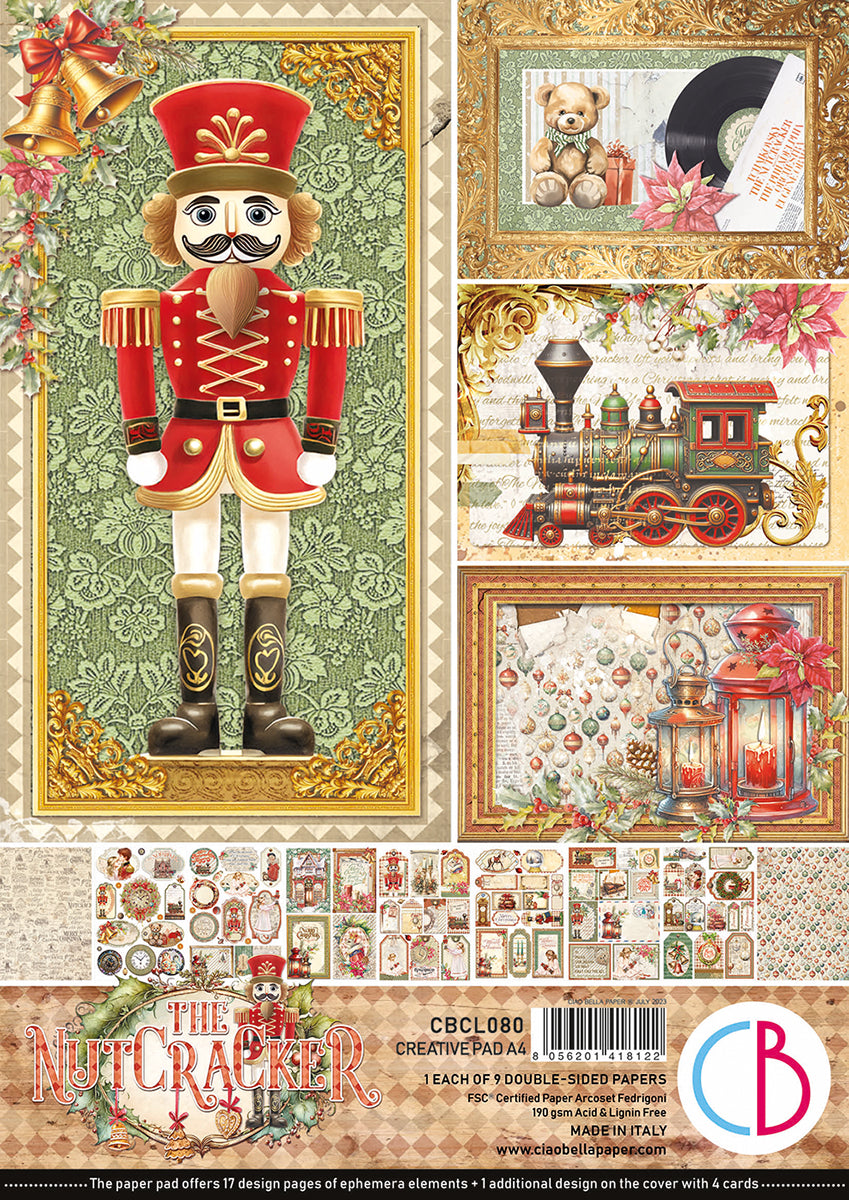 Ciao Bella - The Nutcracker - Paper Pack   (9 ark) A4