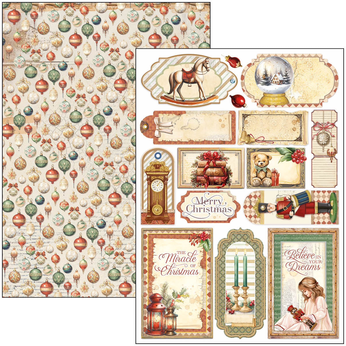 Ciao Bella - The Nutcracker - Paper Pack   (9 ark) A4