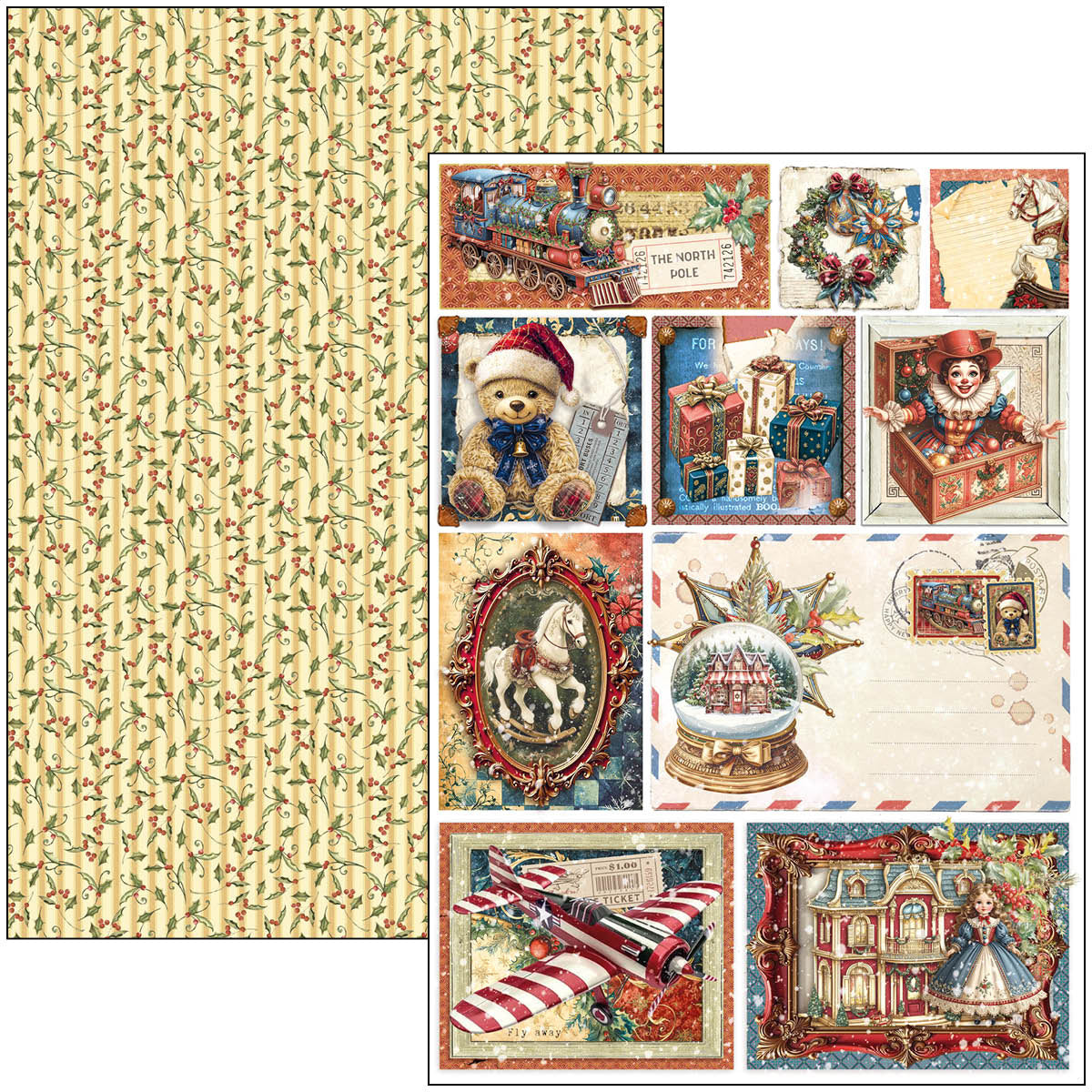 Ciao Bella - Toy Shop - Paper Pack   (9 ark) A4