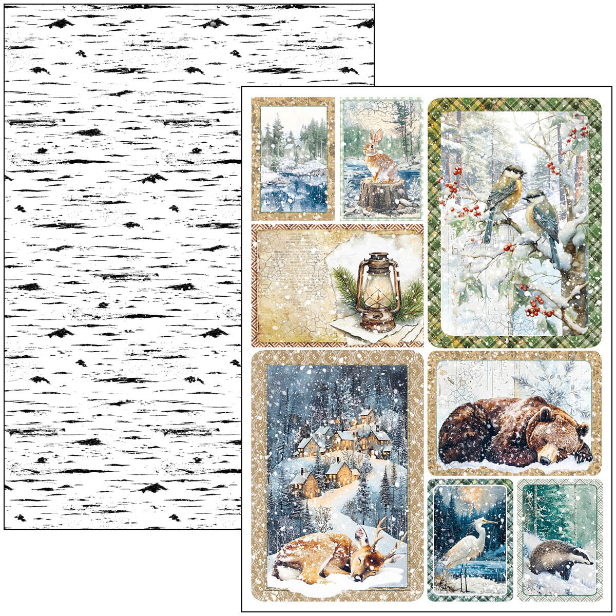 Ciao Bella - Forest Tales - Paper Pack   (9 ark) A4