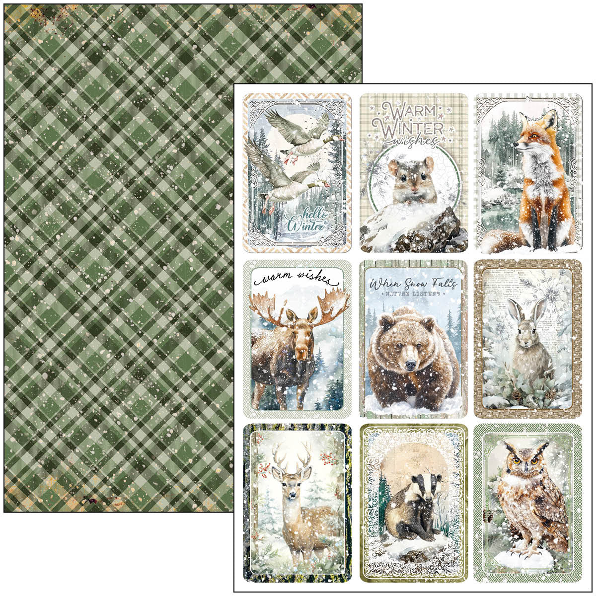 Ciao Bella - Forest Tales - Paper Pack   (9 ark) A4