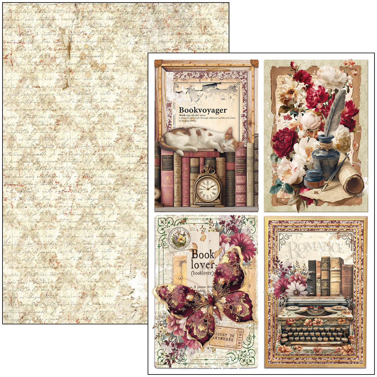 Ciao Bella - Book Lovers - Paper Pack   (9 ark) A4