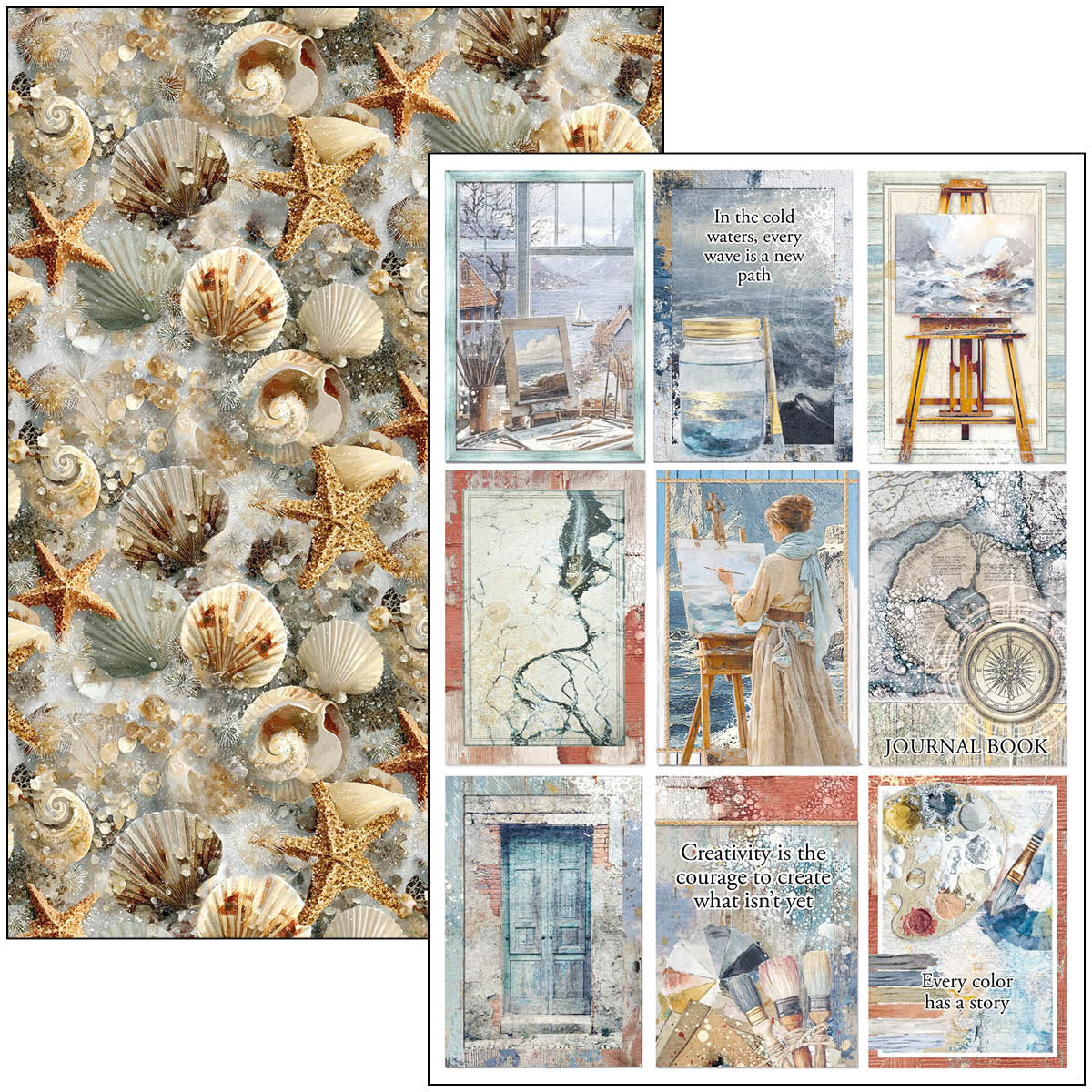 Ciao Bella - An Artist Journey - Paper Pack   (9 ark) A4