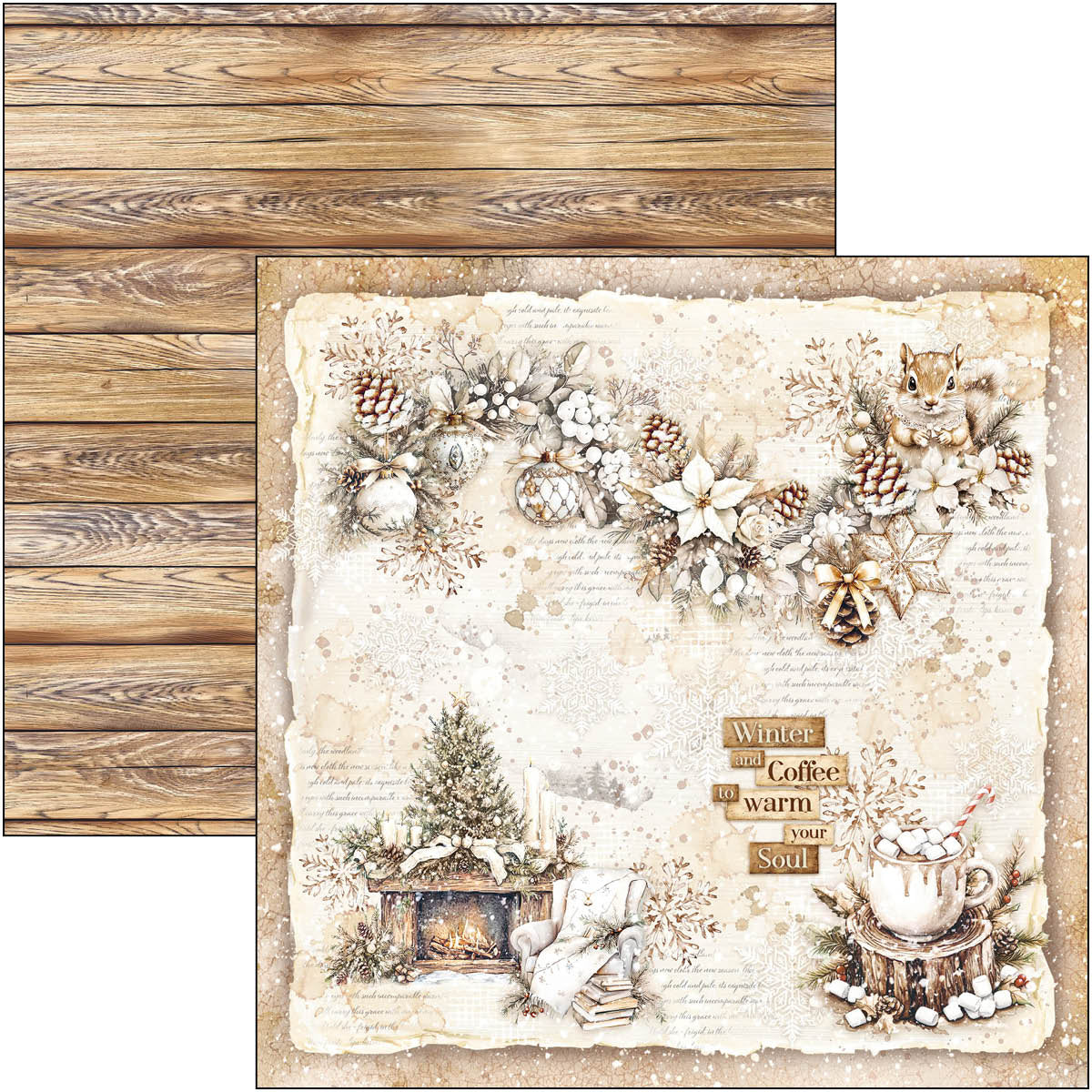 Ciao Bella - Winter Season - Paper Pad  - 8 x 8"