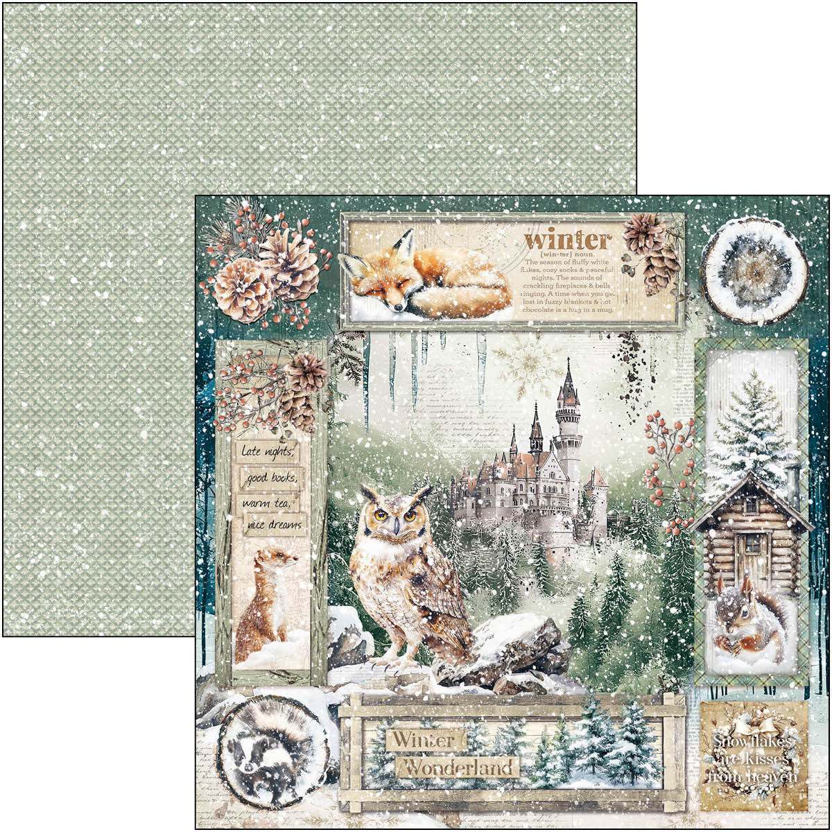 Ciao Bella - Forest Tales - Paper Pad  - 8 x 8"