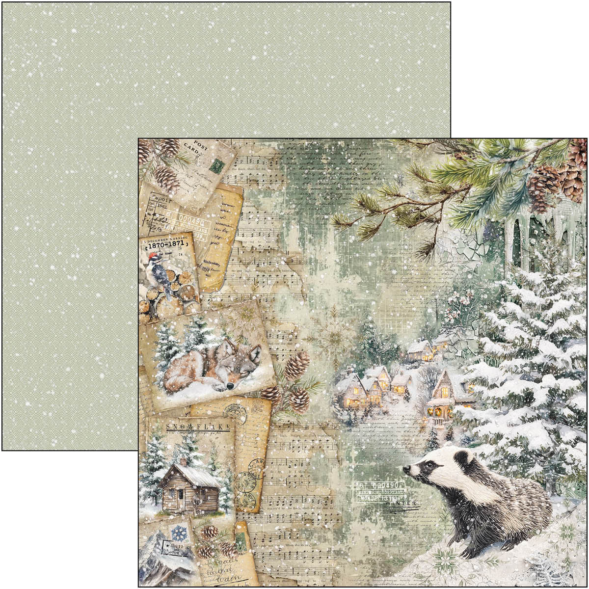 Ciao Bella - Forest Tales - Paper Pad  - 8 x 8"