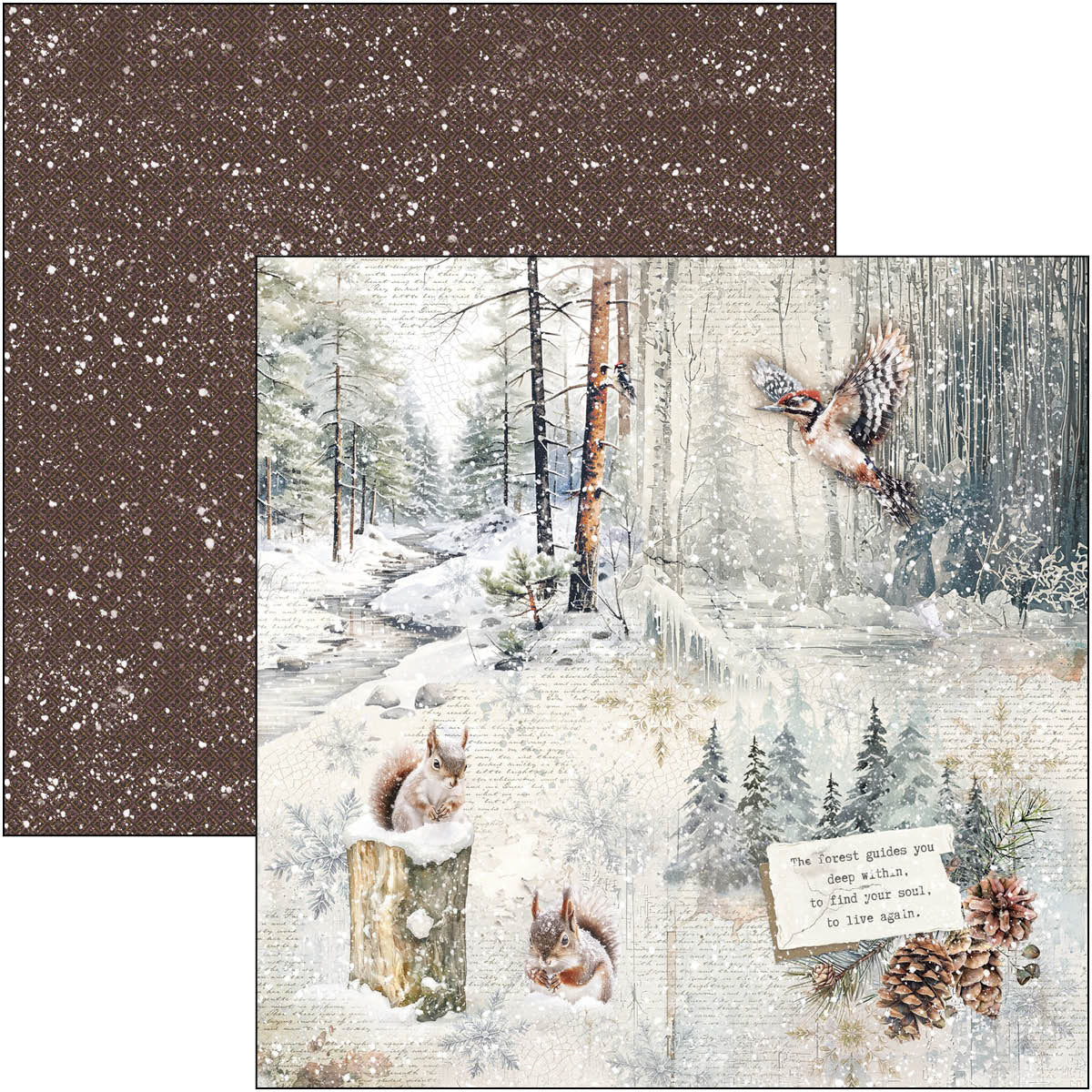 Ciao Bella - Forest Tales - Paper Pad  - 8 x 8"