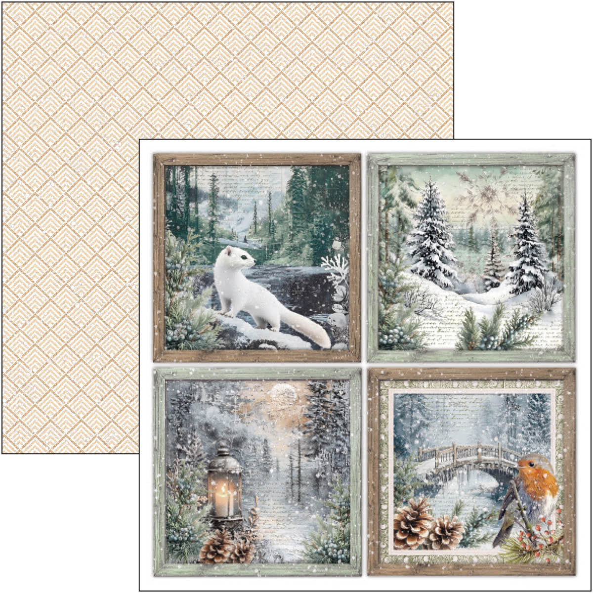 Ciao Bella - Forest Tales - Paper Pad  - 8 x 8"