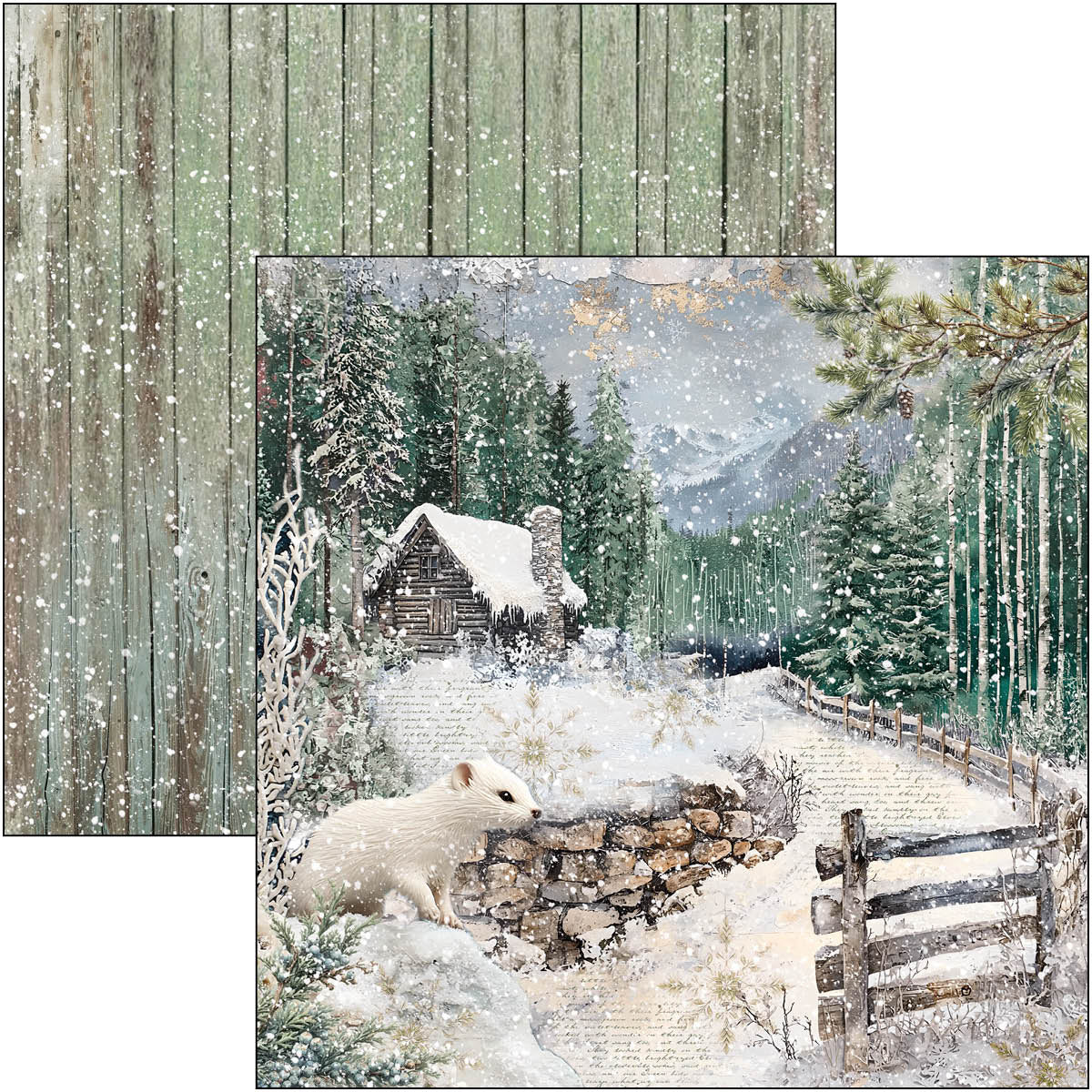 Ciao Bella - Forest Tales - Paper Pad  - 8 x 8"