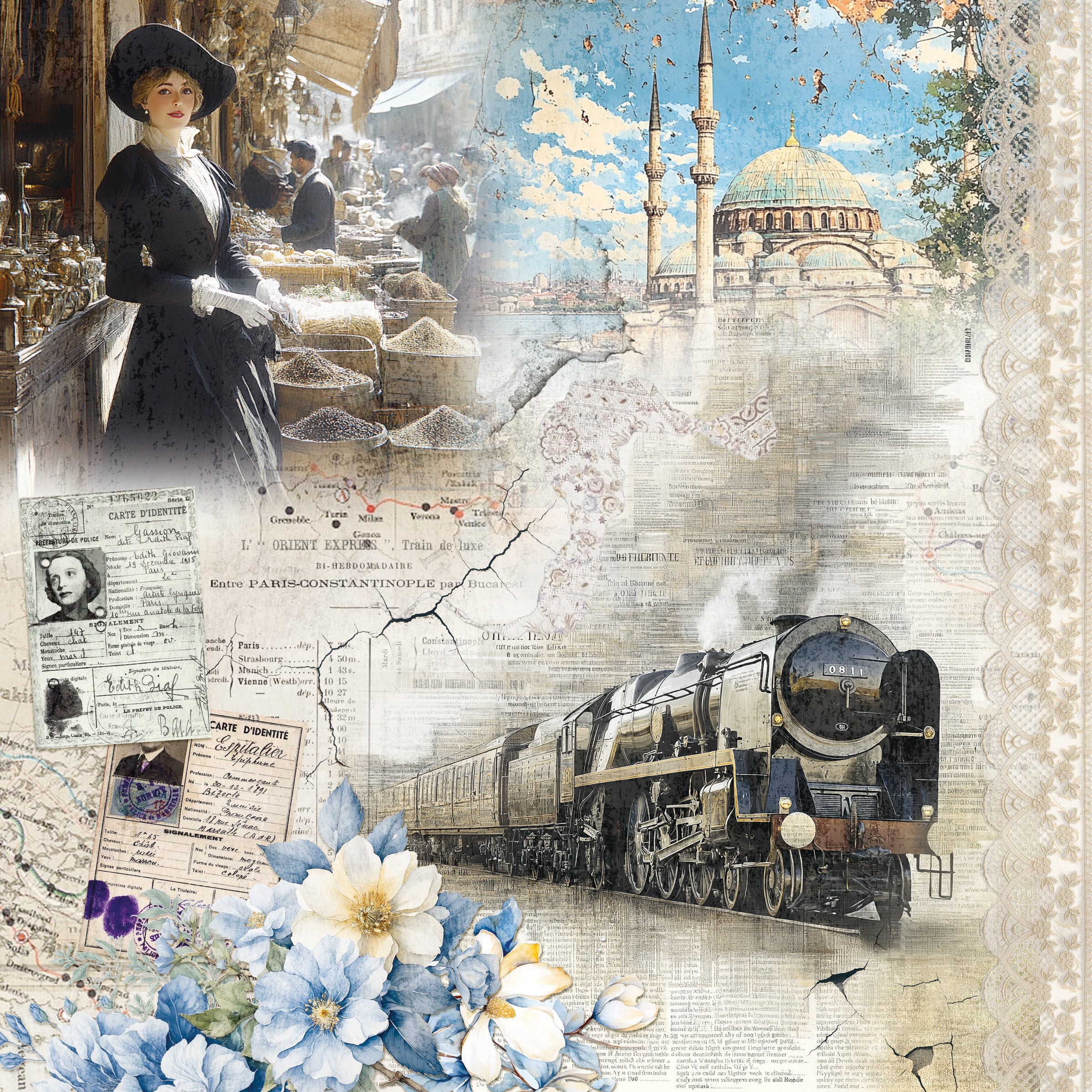 Ciao Bella - Eastern Journey - Paper Pad  - 8 x 8"