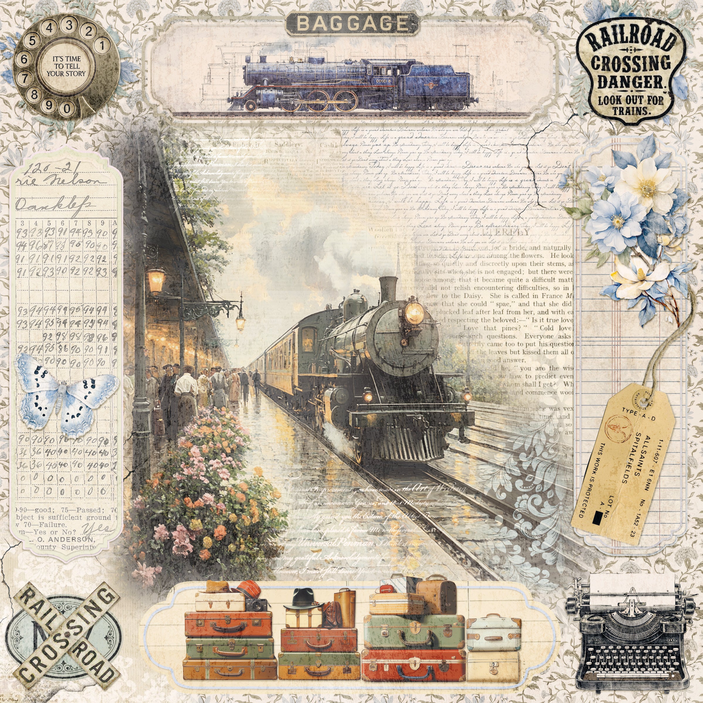 Ciao Bella - Eastern Journey - Paper Pad  - 8 x 8"