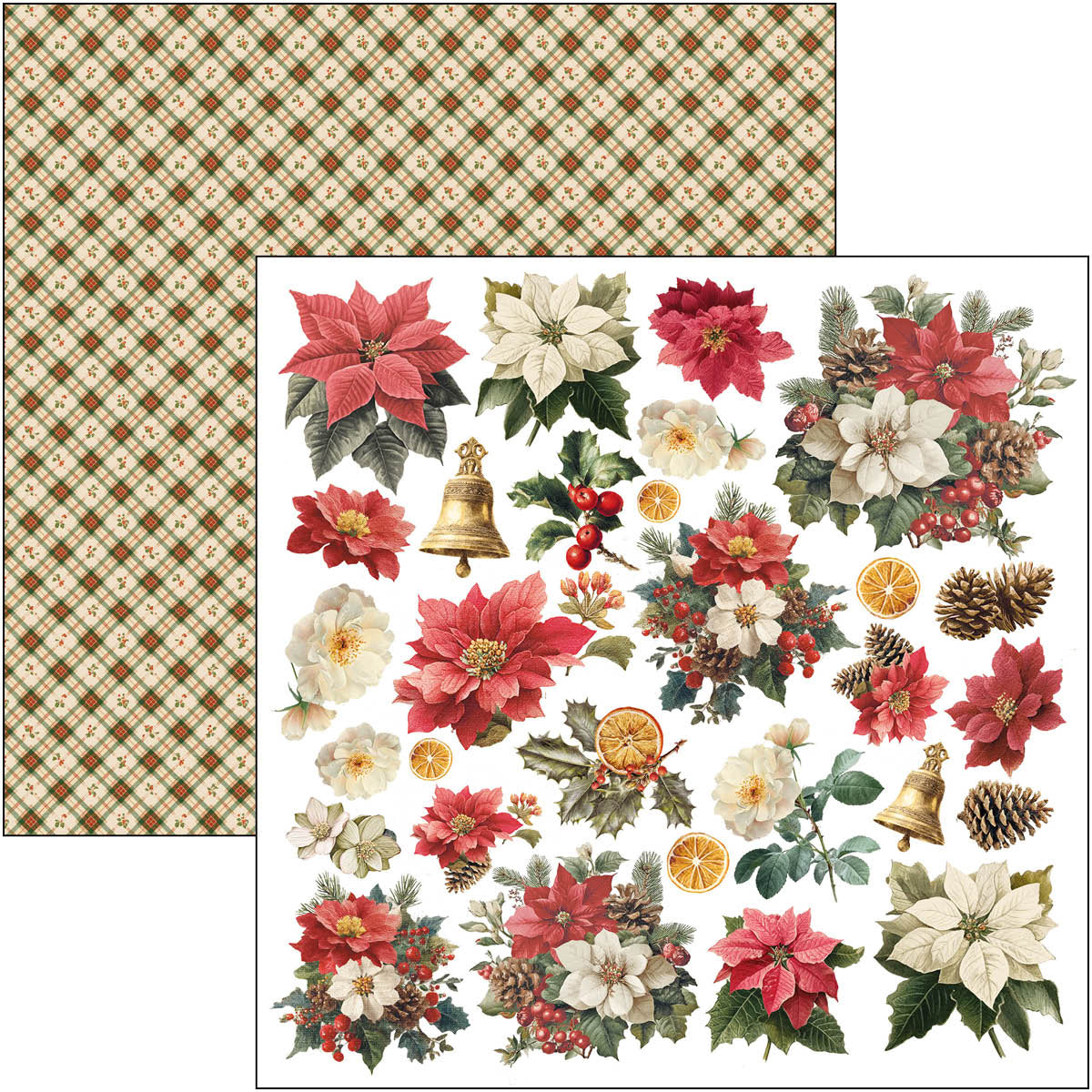 Ciao Bella - Merry & Bright - Paper Pad  - 8 x 8"