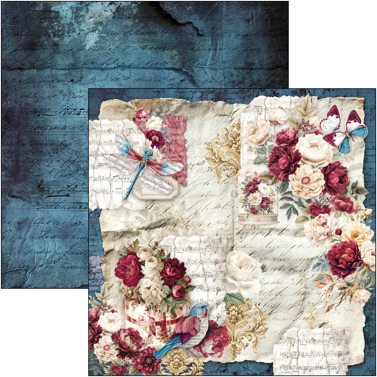 Ciao Bella - Bohemian Burgundy - Paper Pad  - 8 x 8"