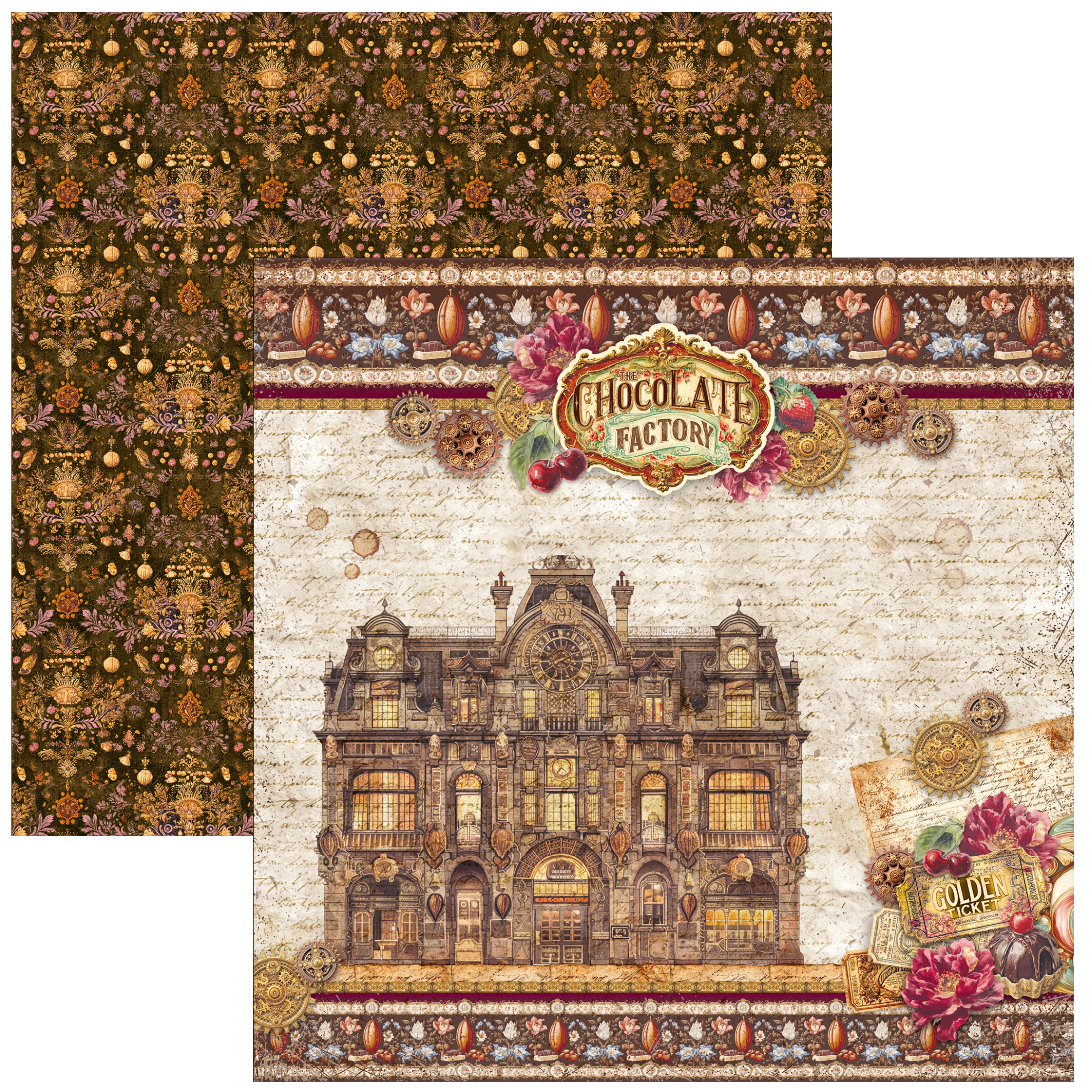 Ciao Bella - The chocolate factory - Paper Pad  - 8 x 8"