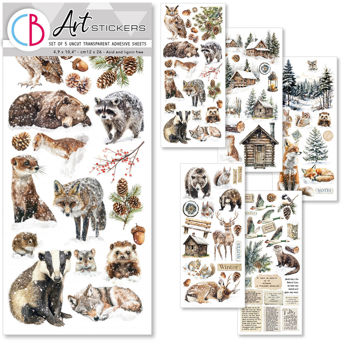 Ciao Bella - Art Stickers - Forest Tales