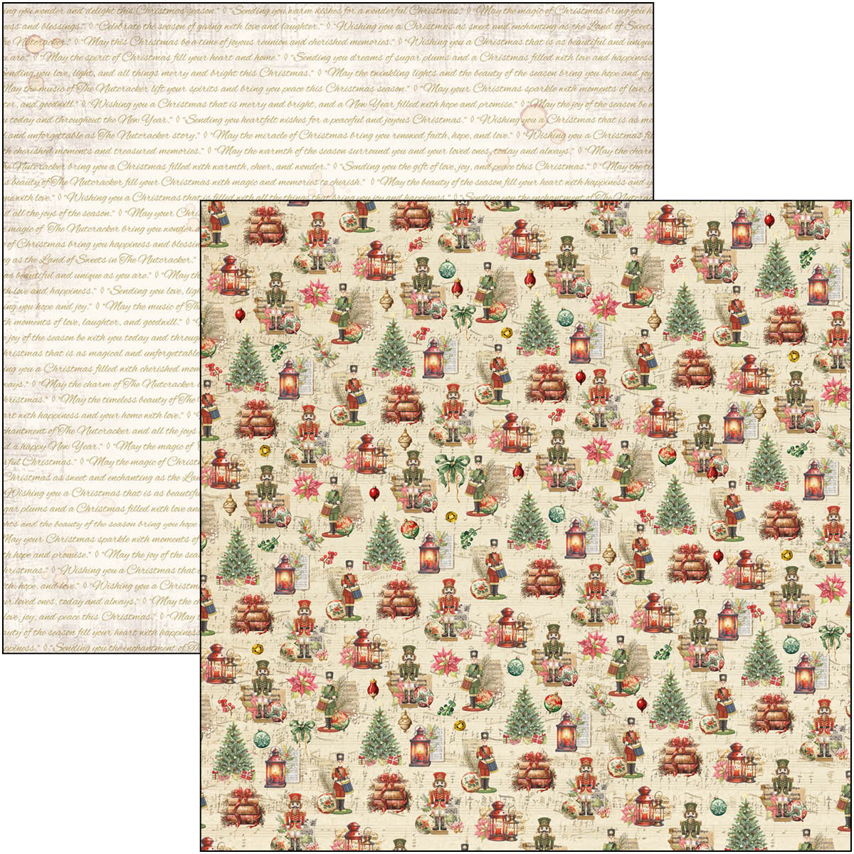 Ciao Bella - The Nutcracker - Paper Pack  (12 ark)  12 x 12"