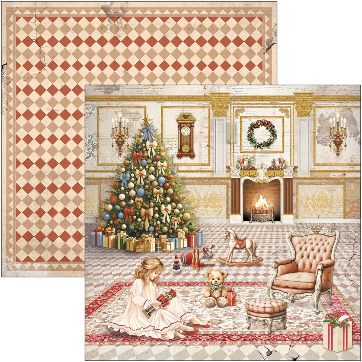 Ciao Bella - The Nutcracker - Paper Pack  (12 ark)  12 x 12"