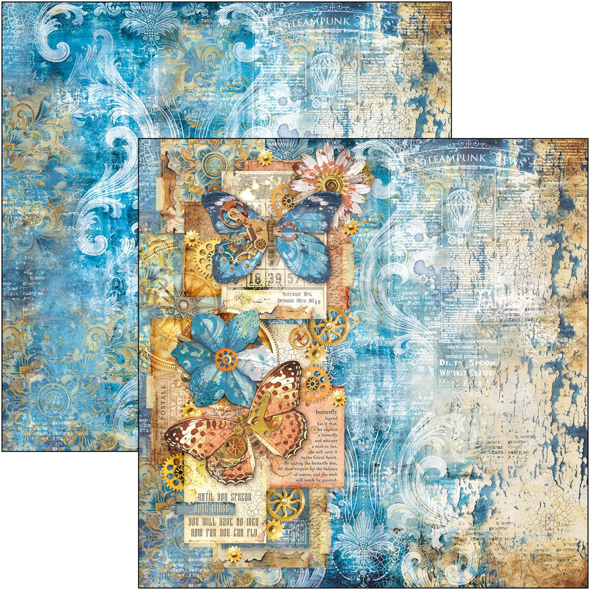 Ciao Bella - Espirit de Voyage - Paper Pack  (12 ark)  12 x 12"