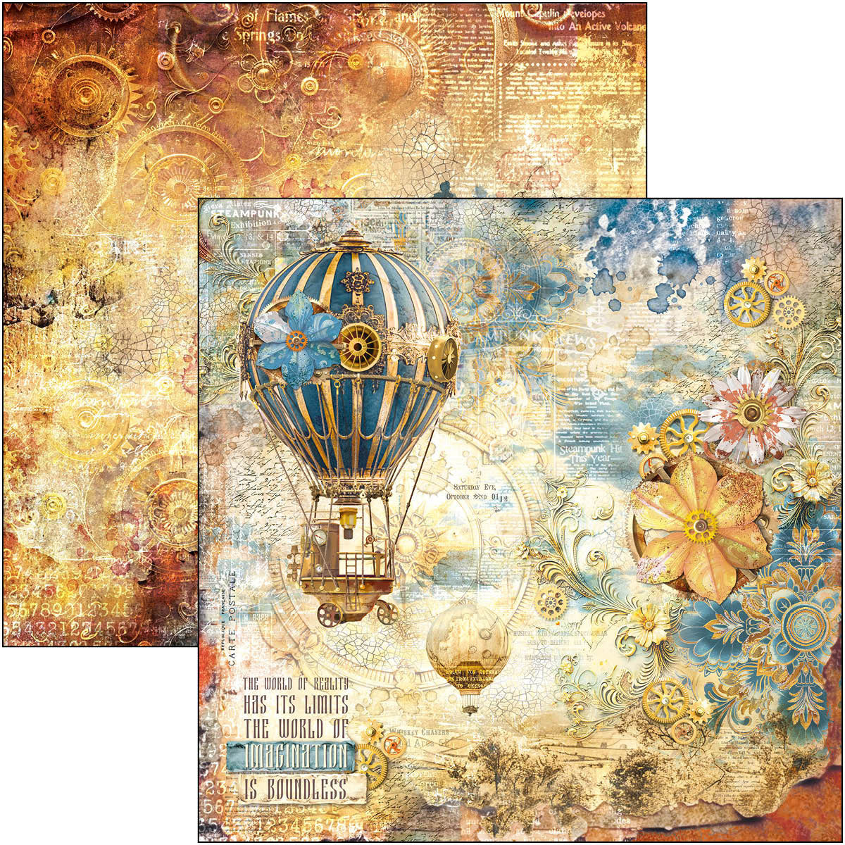 Ciao Bella - Espirit de Voyage - Paper Pack  (12 ark)  12 x 12"