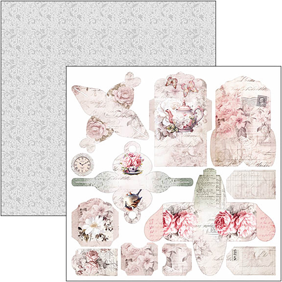 Ciao Bella - Timeless Moments - Paper Pack  (12 ark)  12 x 12"