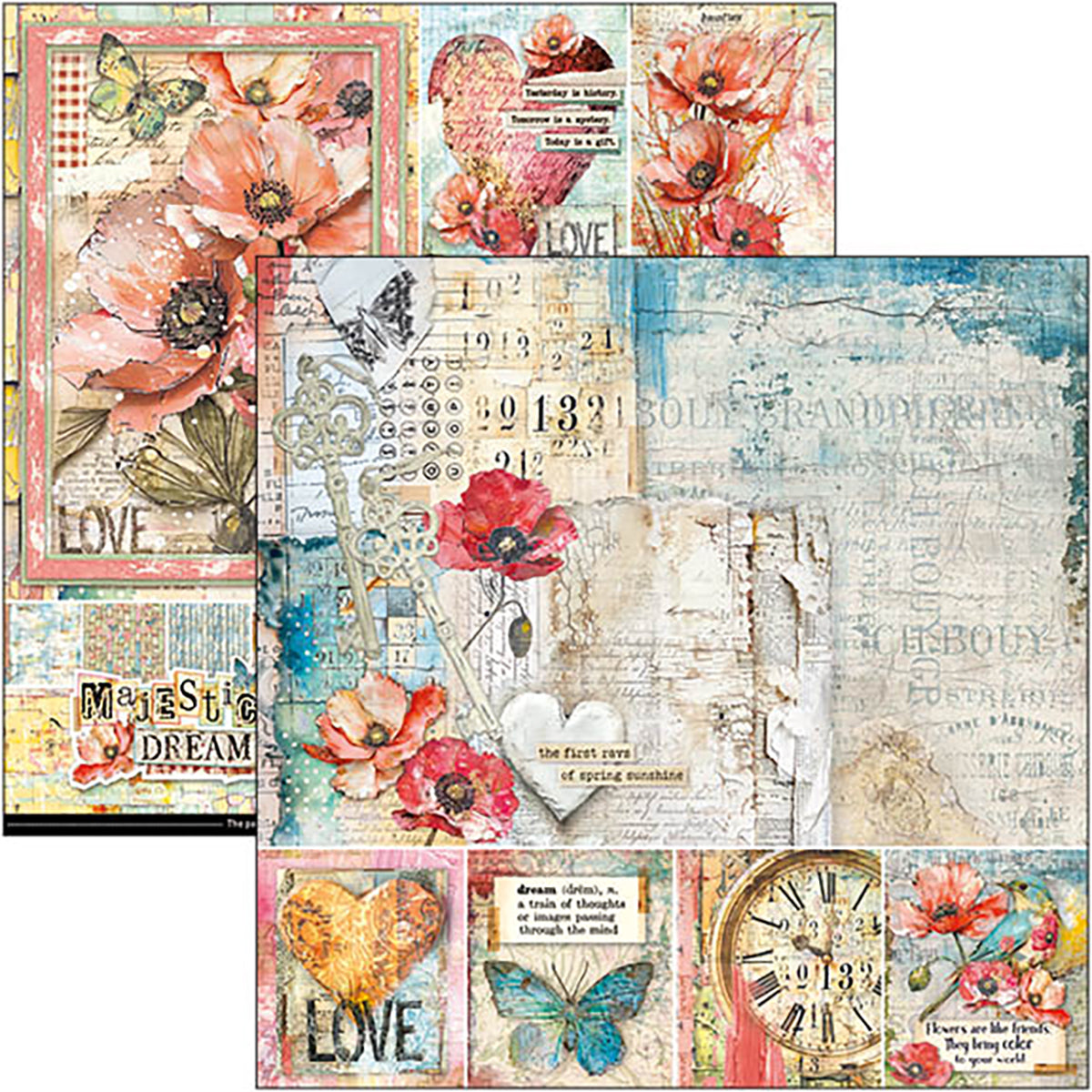 Ciao Bella - Majestic Dream  - Paper Pack  (12 ark)  12 x 12"