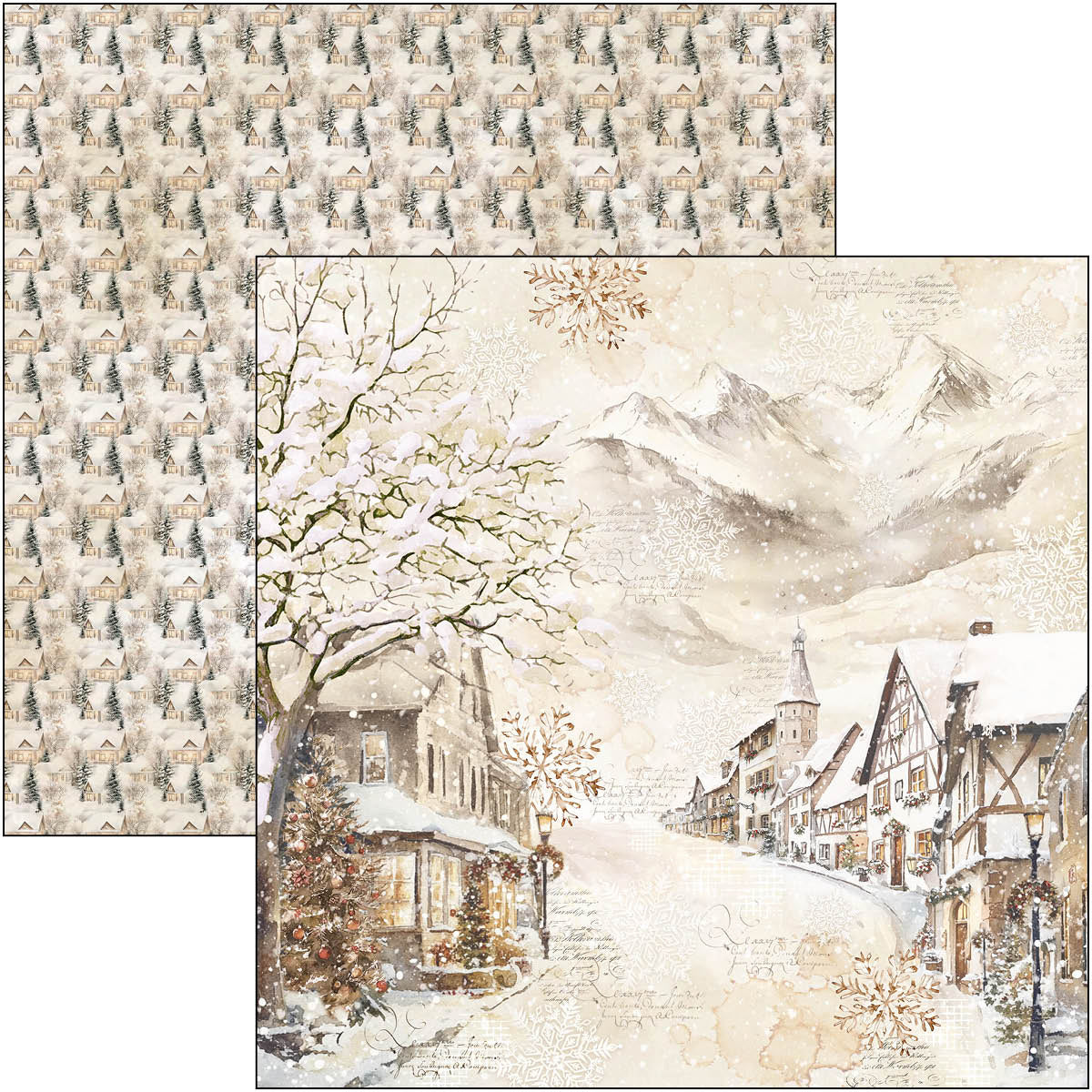 Ciao Bella - Winter Season - Paper Pack  (12 ark)  12 x 12"