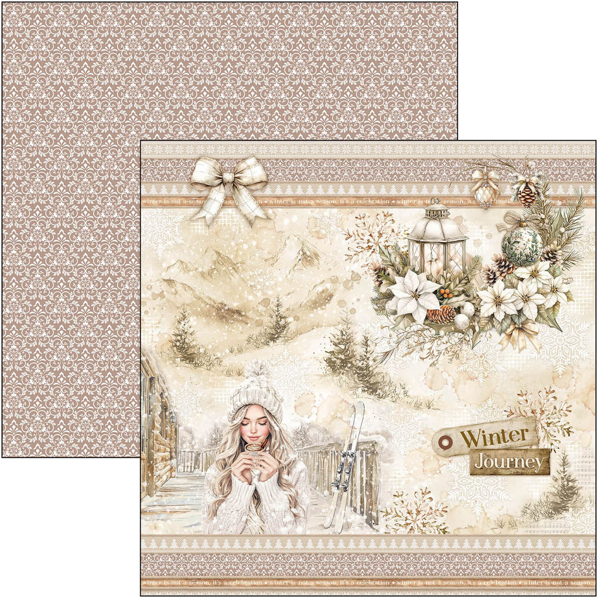 Ciao Bella - Winter Season - Paper Pack  (12 ark)  12 x 12"