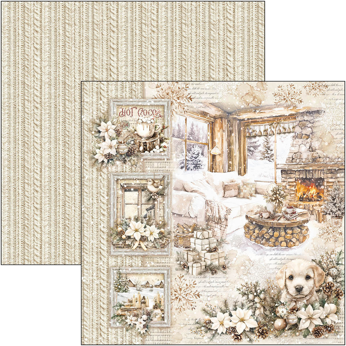 Ciao Bella - Winter Season - Paper Pack  (12 ark)  12 x 12"