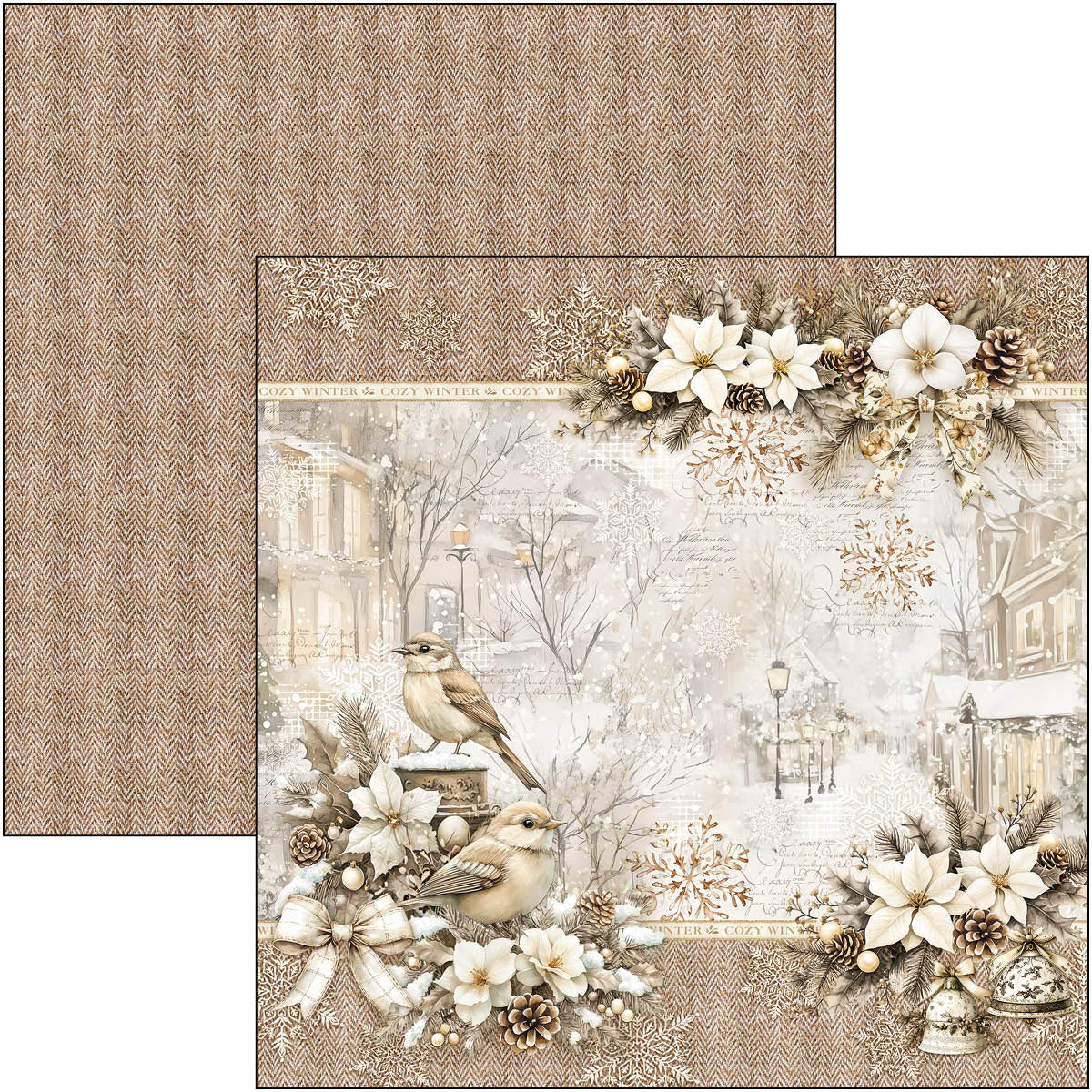 Ciao Bella - Winter Season - Paper Pack  (12 ark)  12 x 12"