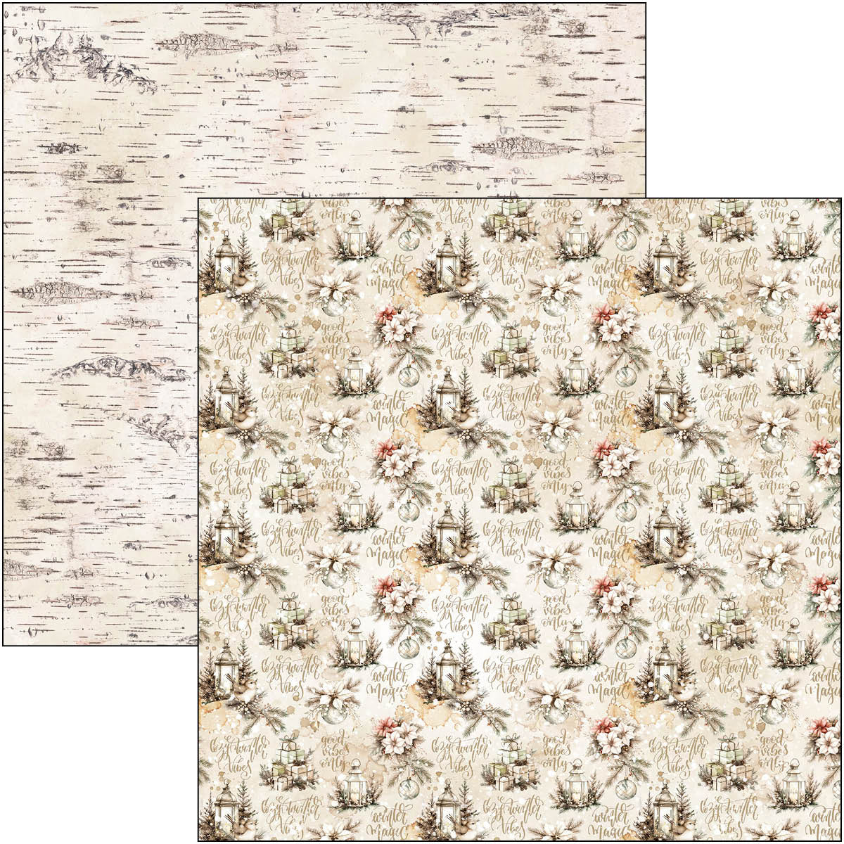 Ciao Bella - Winter Season - Paper Pack  (12 ark)  12 x 12"