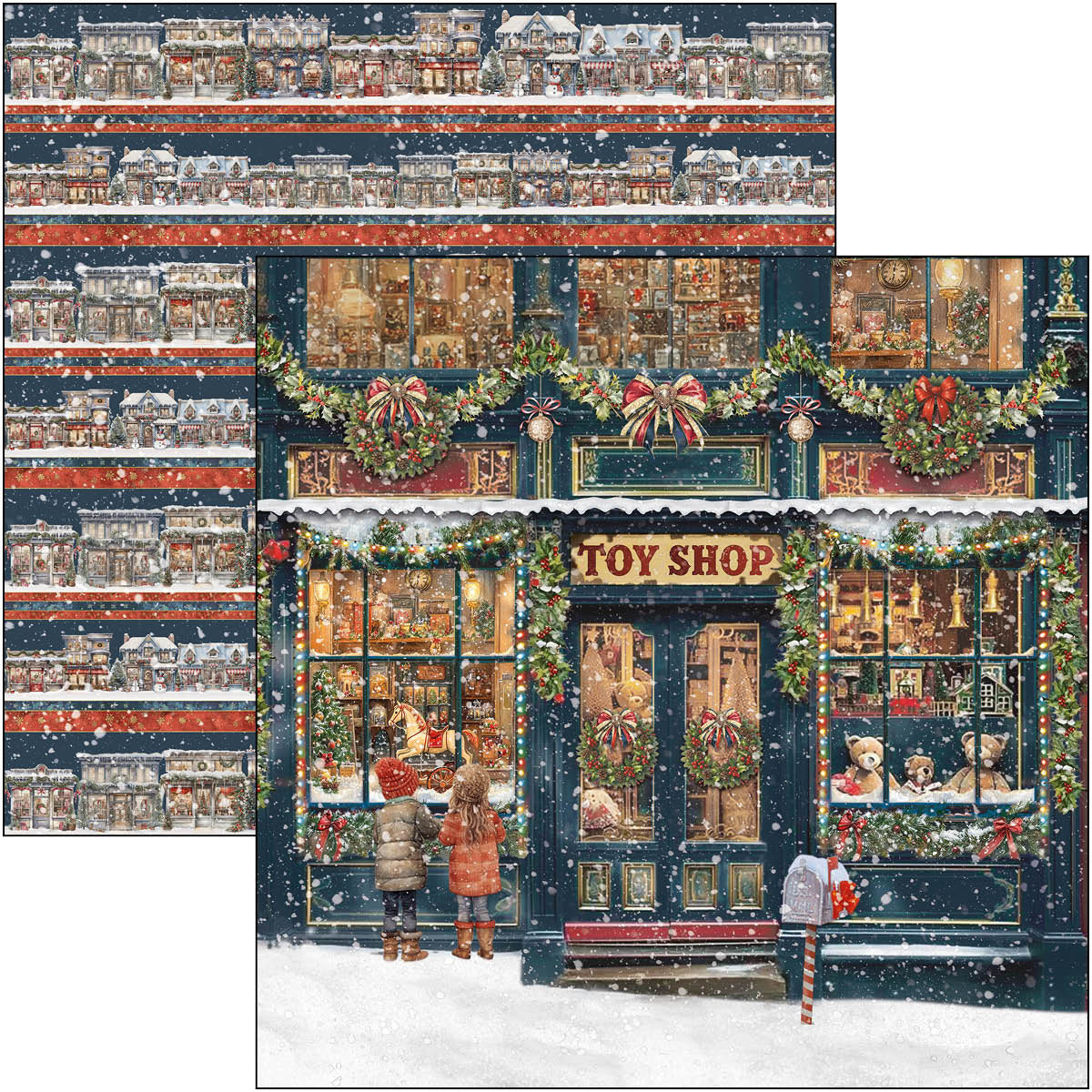 Ciao Bella - Toy Shop - Paper Pack  (12 ark)  12 x 12"