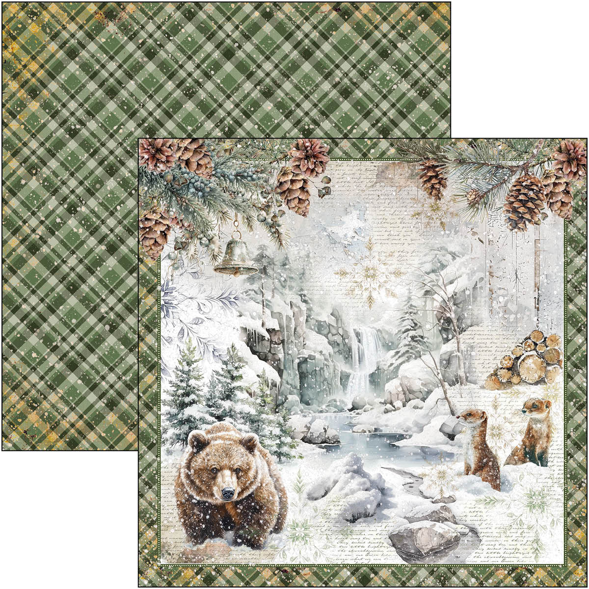 Ciao Bella - Forest Tales - Paper Pack  (12 ark)  12 x 12"