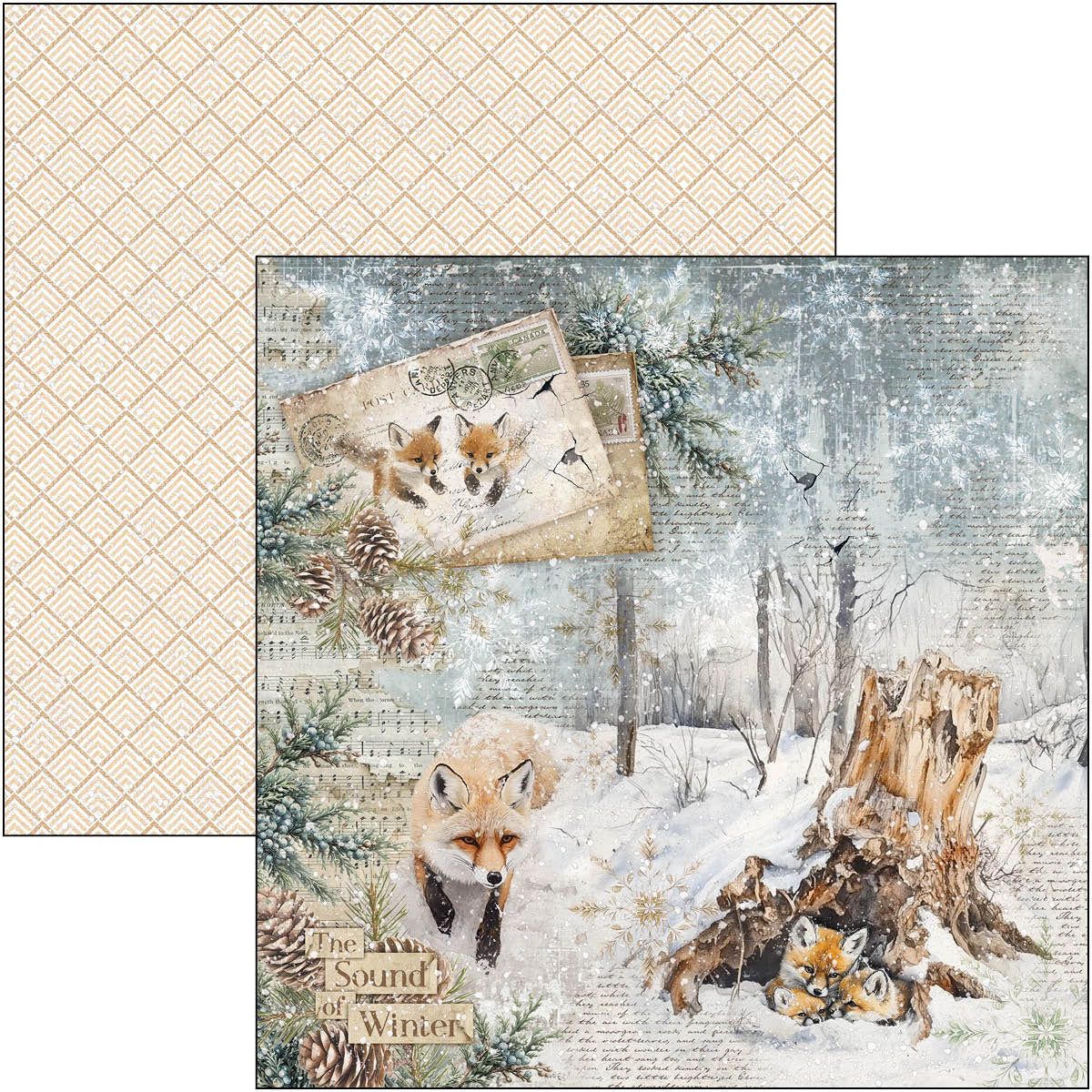 Ciao Bella - Forest Tales - Paper Pack  (12 ark)  12 x 12"
