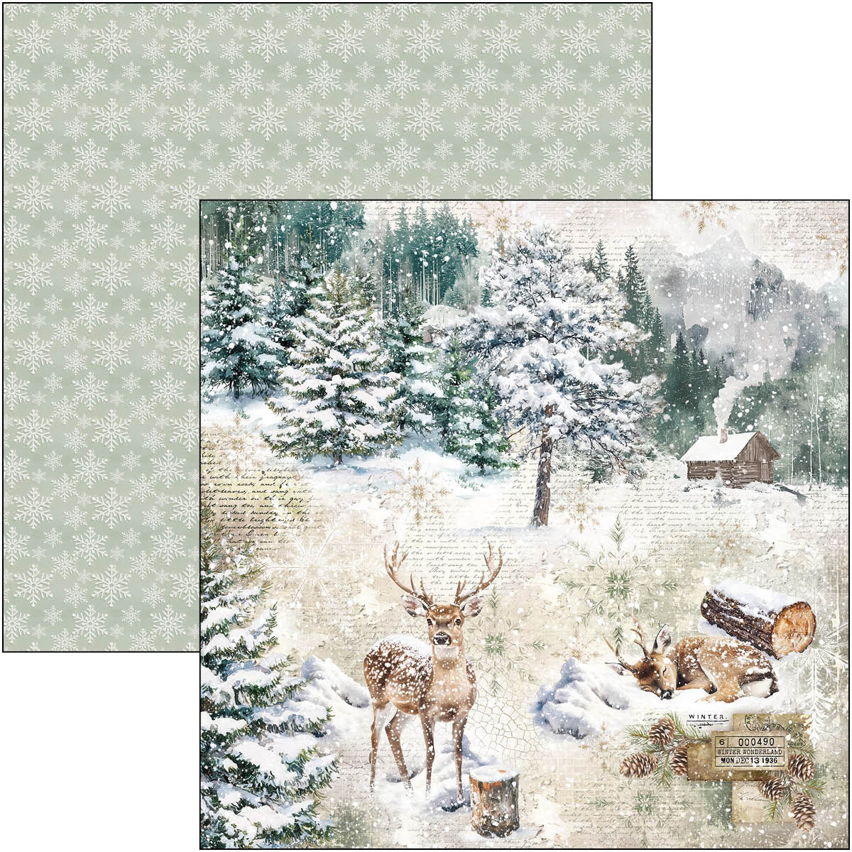 Ciao Bella - Forest Tales - Paper Pack  (12 ark)  12 x 12"