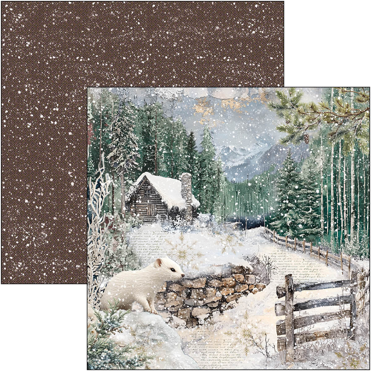 Ciao Bella - Forest Tales - Paper Pack  (12 ark)  12 x 12"