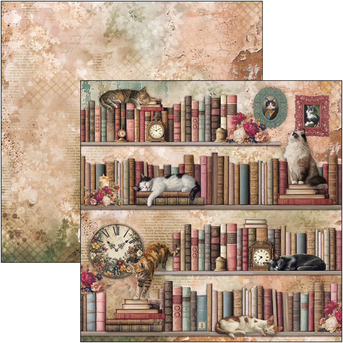 Ciao Bella - Book Lovers - Paper Pack  (12 ark)  12 x 12"