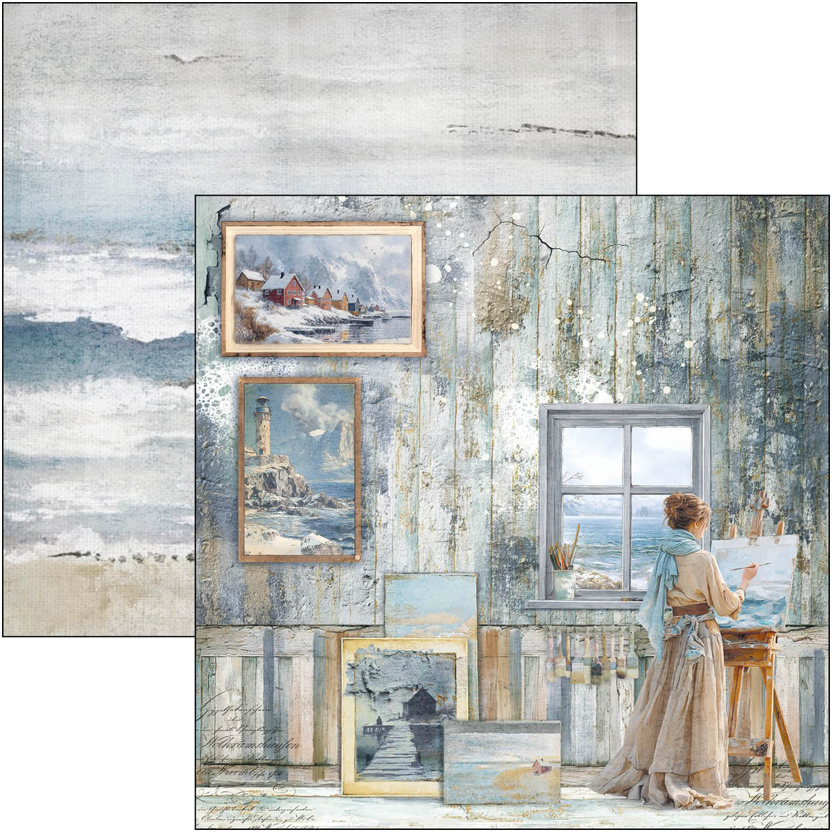 Ciao Bella - An Artist Journey - Paper Pack  (12 ark)  12 x 12"