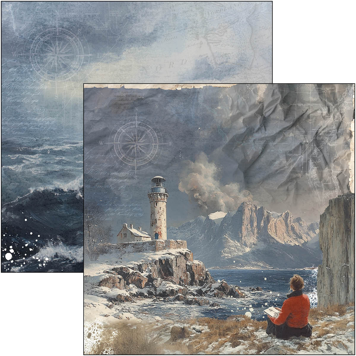 Ciao Bella - An Artist Journey - Paper Pack  (12 ark)  12 x 12"