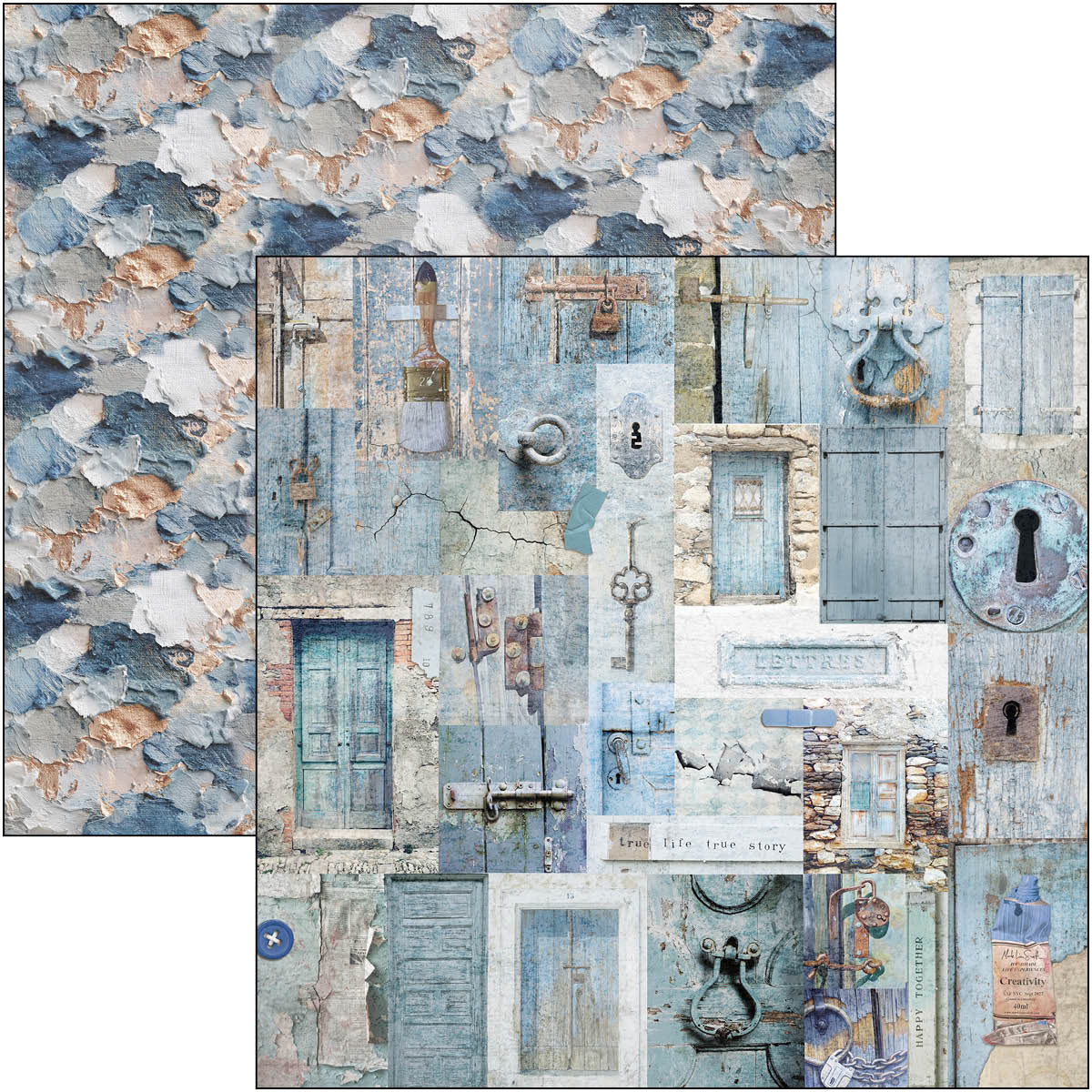 Ciao Bella - An Artist Journey - Paper Pack  (12 ark)  12 x 12"