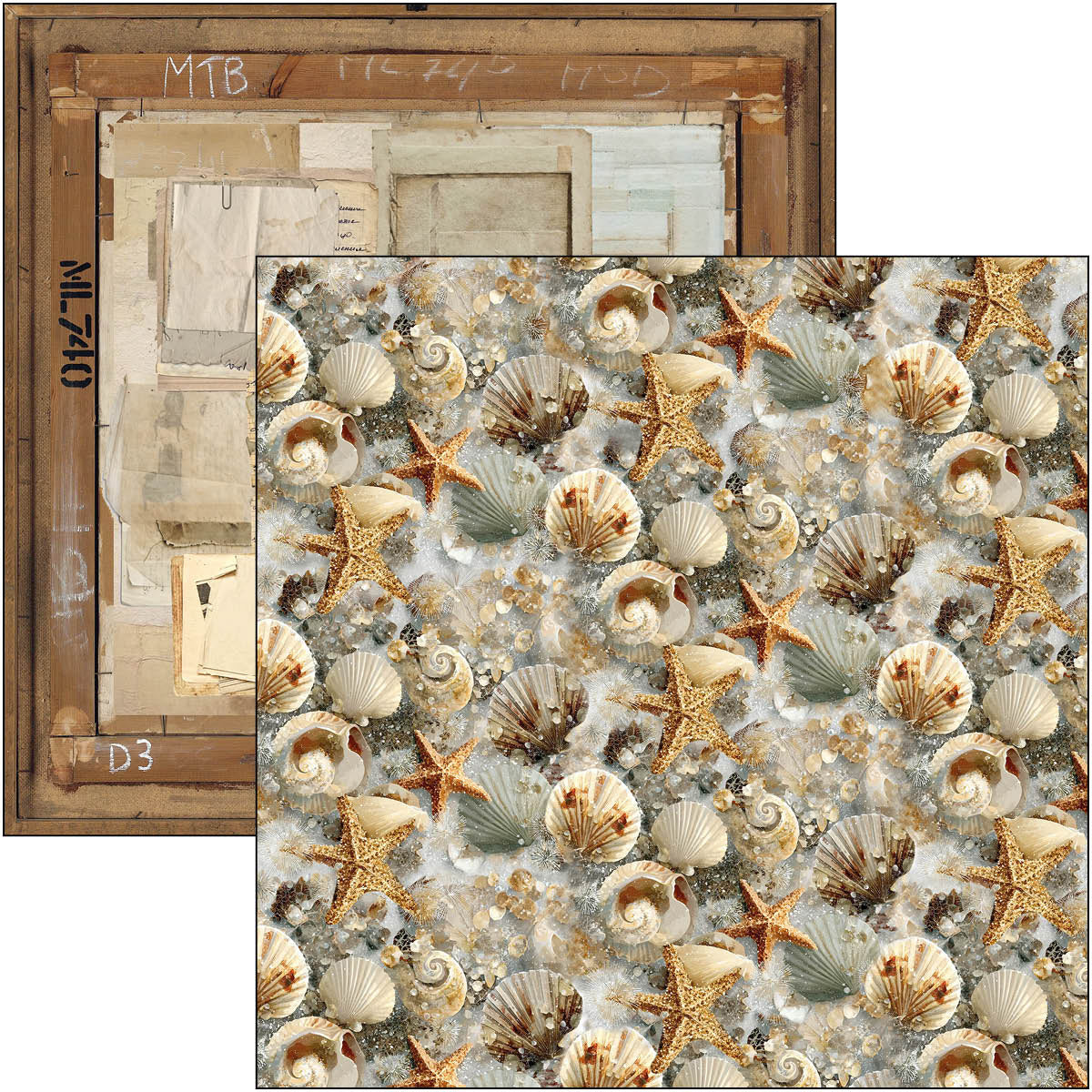 Ciao Bella - An Artist Journey - Paper Pack  (12 ark)  12 x 12"