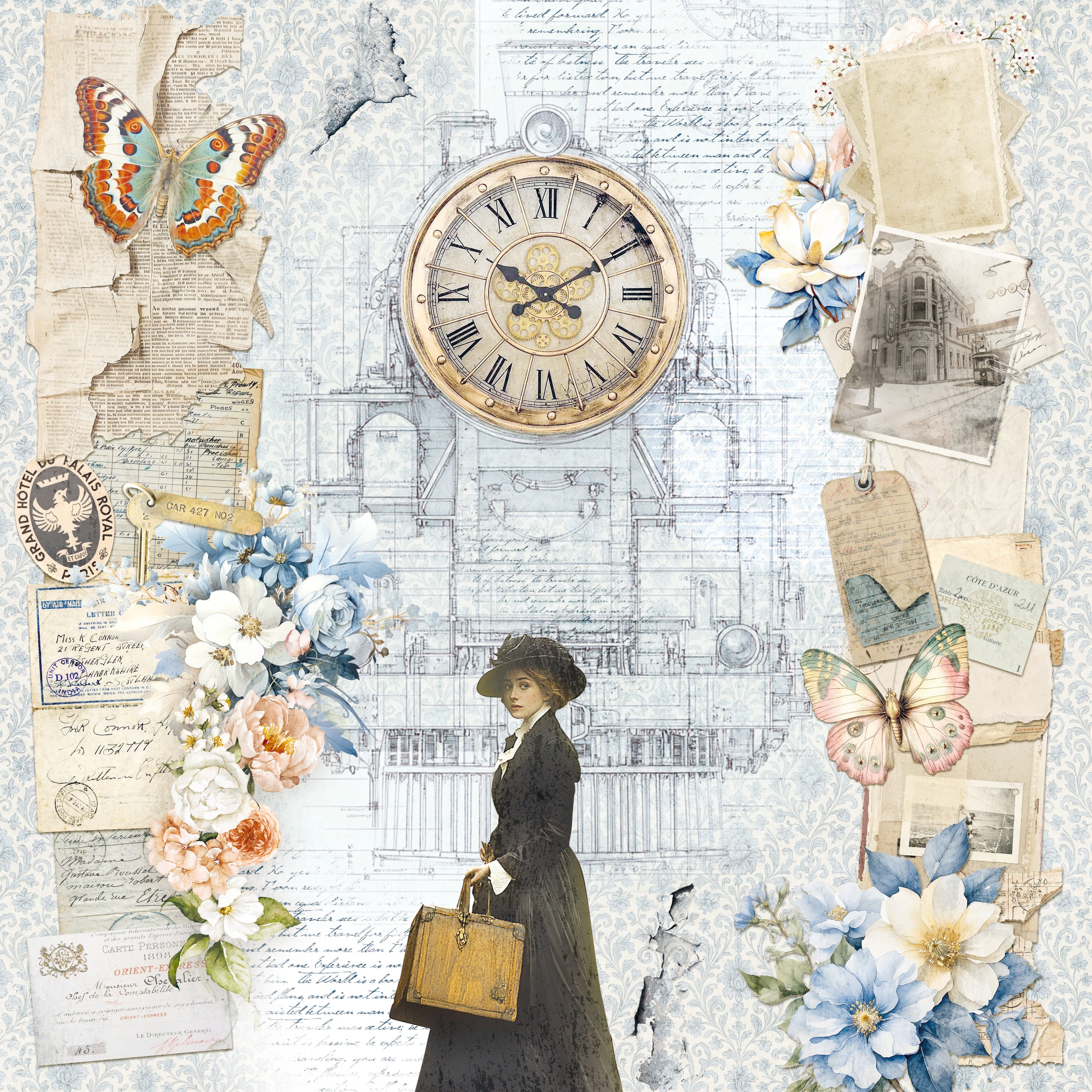 Ciao Bella - Easter Journey - Paper Pack  (12 ark)  12 x 12"