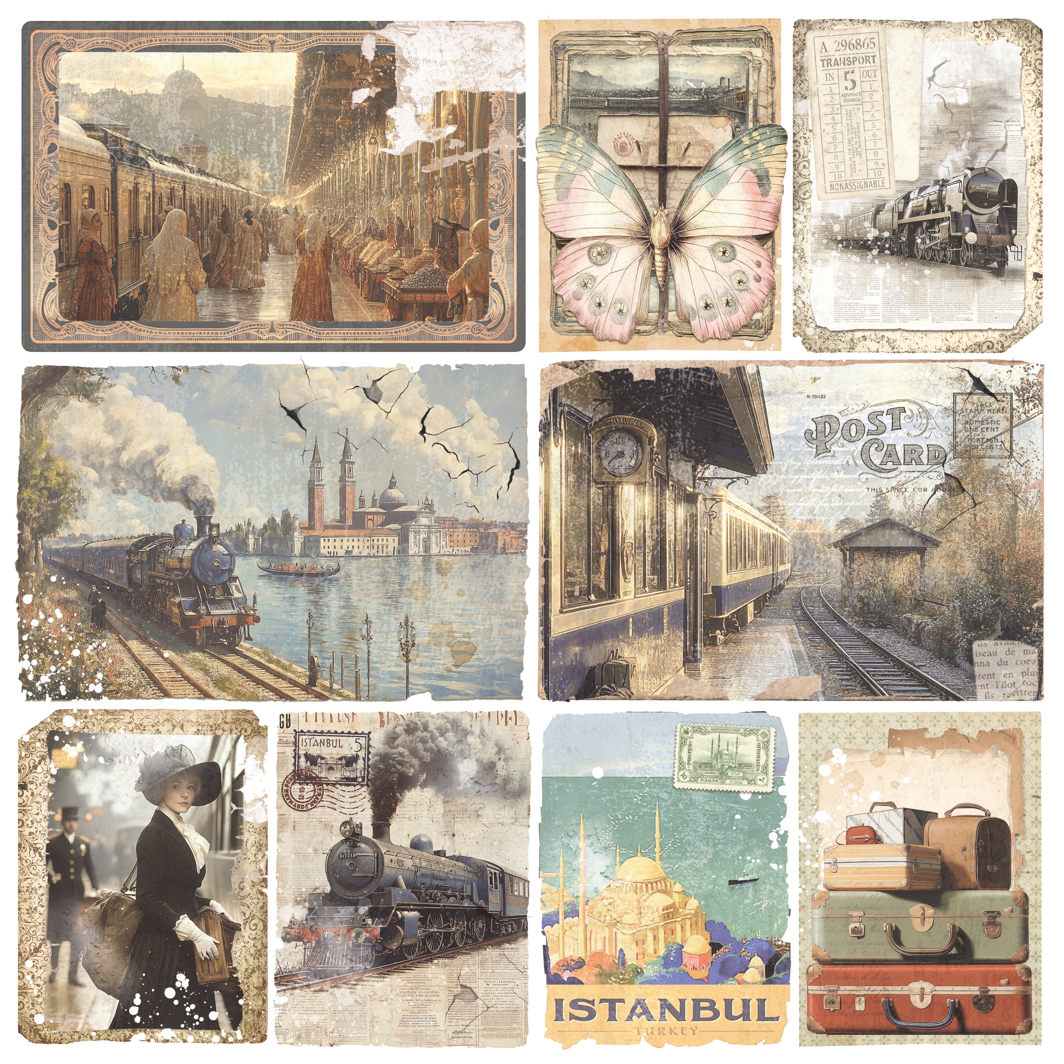 Ciao Bella - Easter Journey - Paper Pack  (12 ark)  12 x 12"