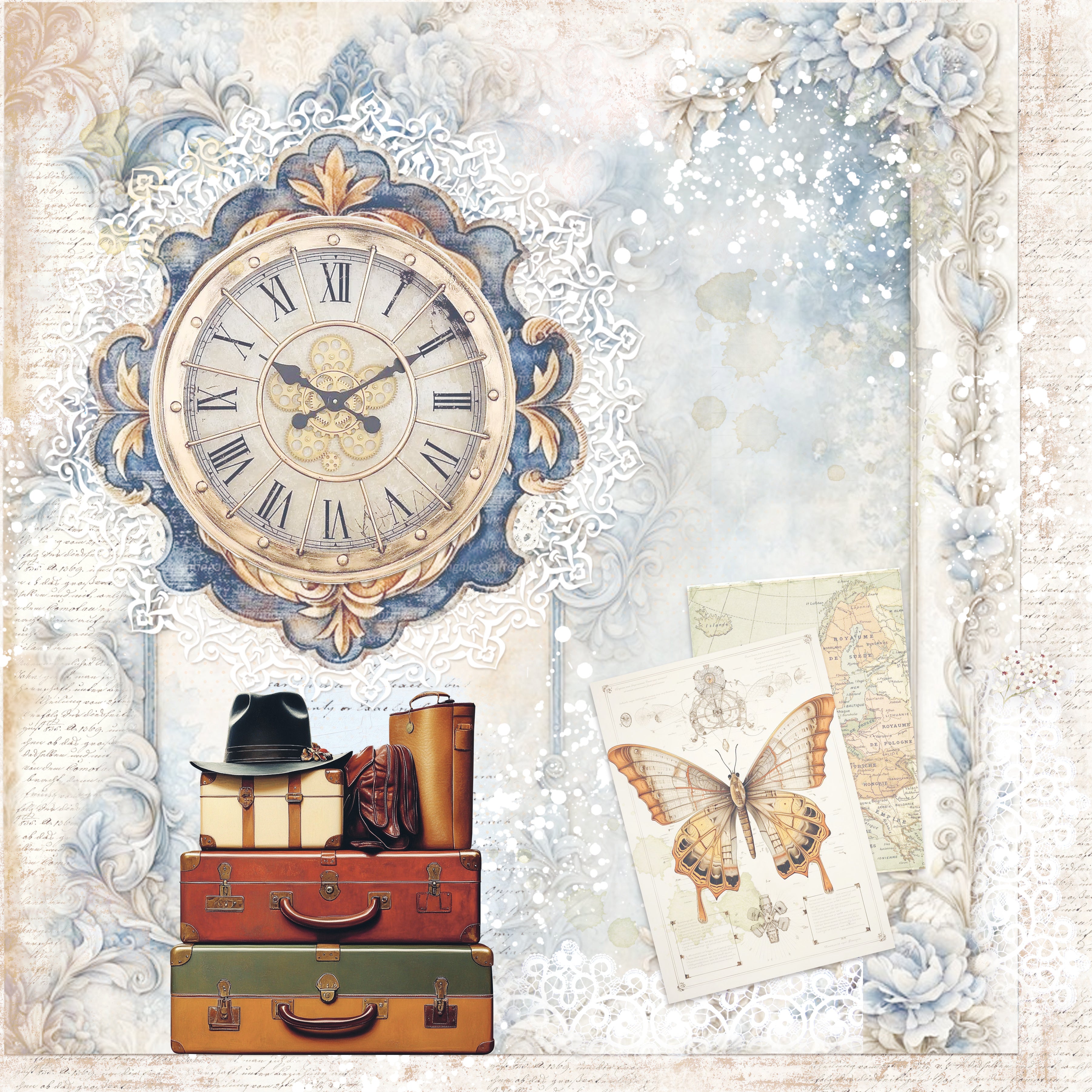 Ciao Bella - Easter Journey - Paper Pack  (12 ark)  12 x 12"