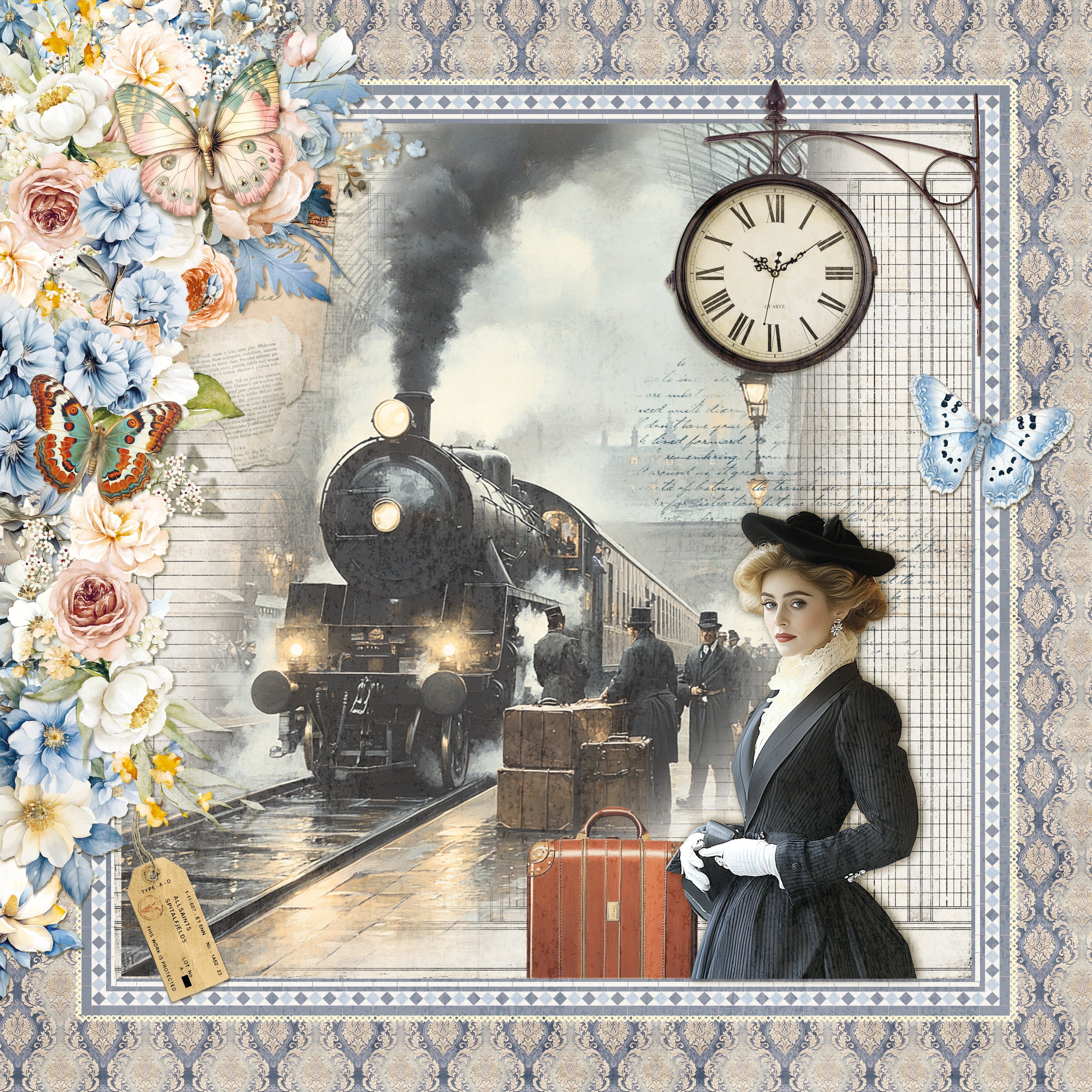 Ciao Bella - Easter Journey - Paper Pack  (12 ark)  12 x 12"